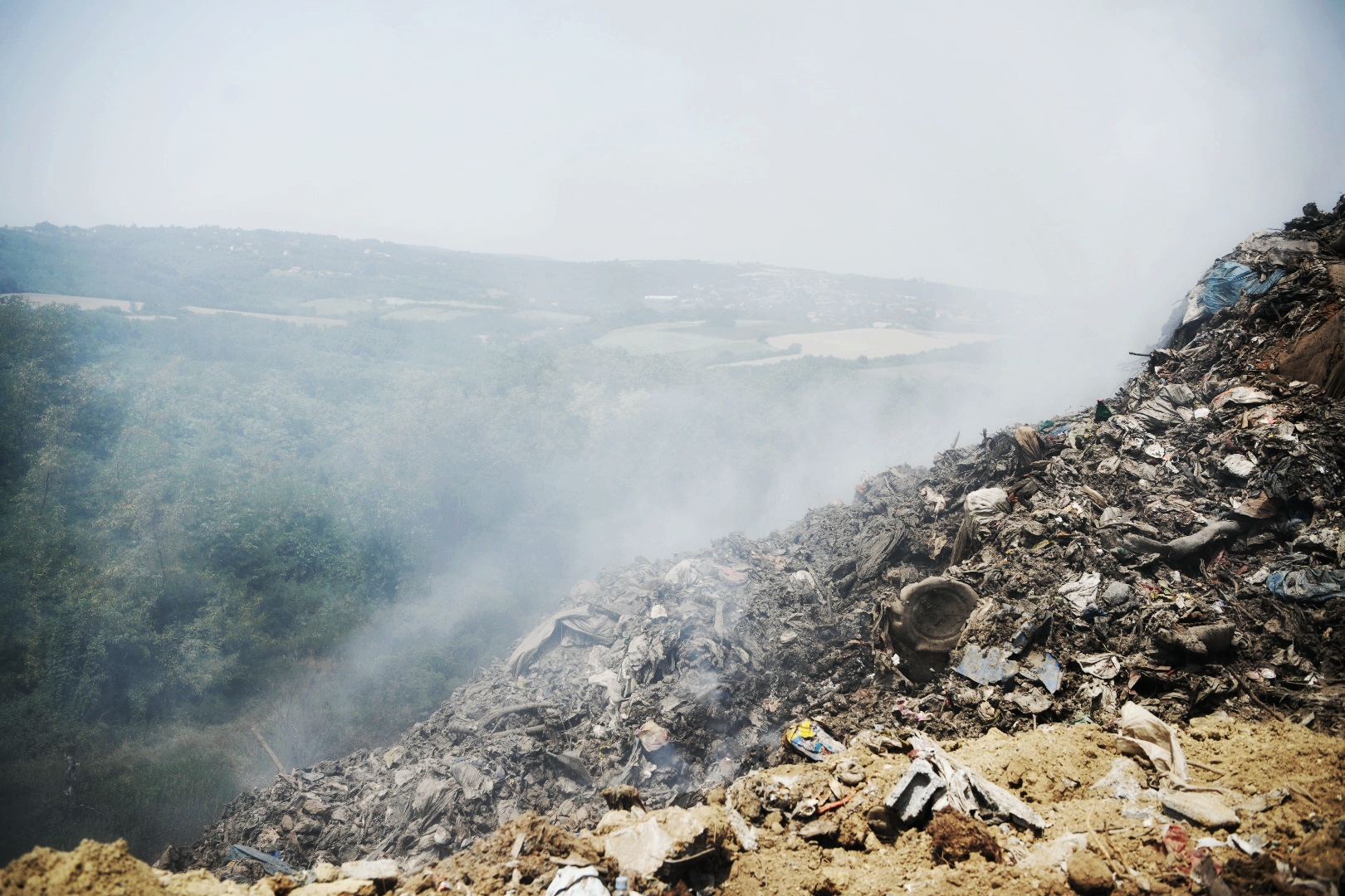 Deponija Sopot pozar