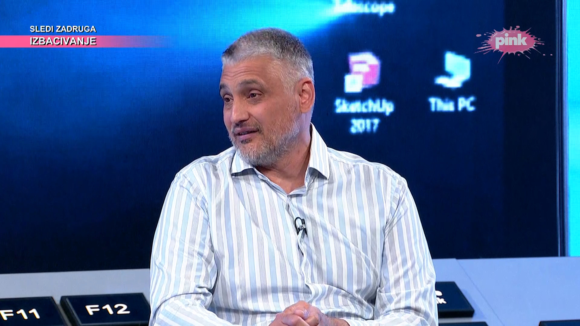 Cedomir Jovanovic u emisiji Hit Tvit na televizij Pink