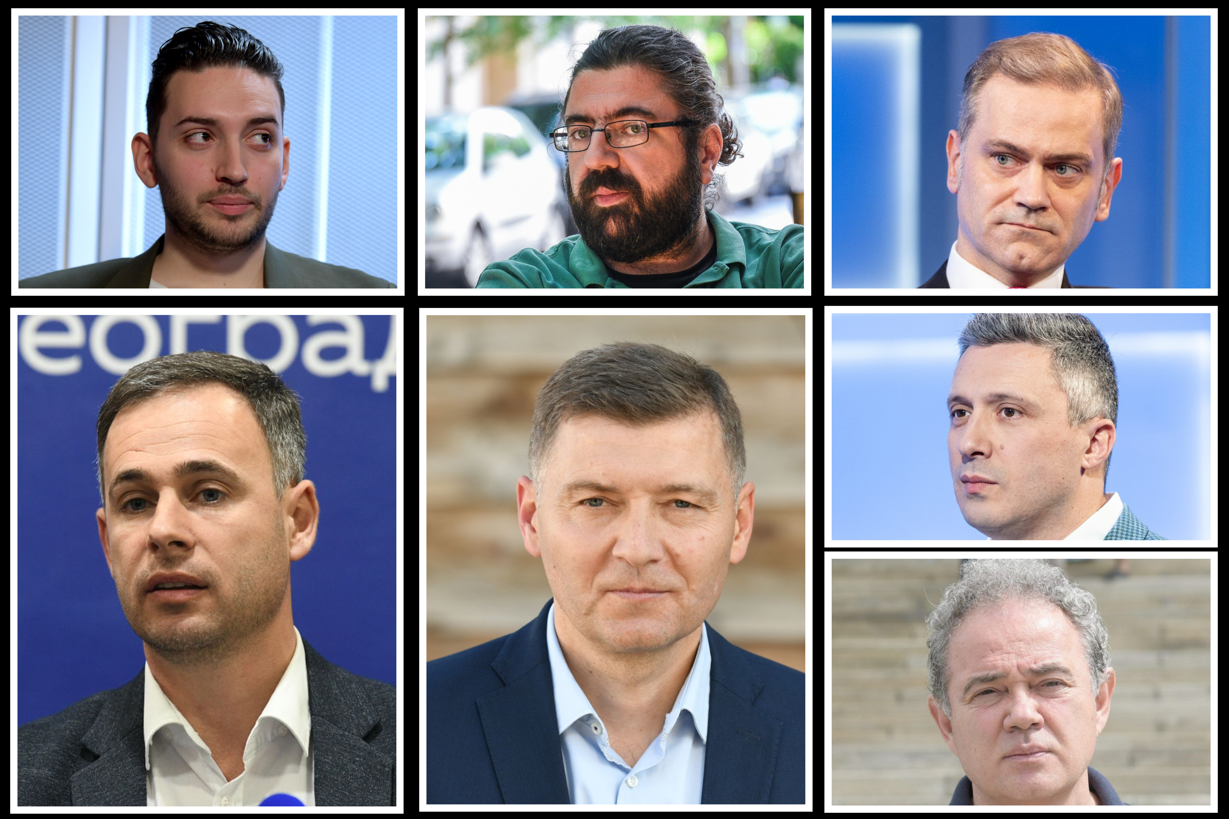 Zoran Lutovac, Pavle Grbović, Nebojša Zelenović, Miroslav Aleksić, Borko Stefanović, Boško Obradović, Radomir Lazović