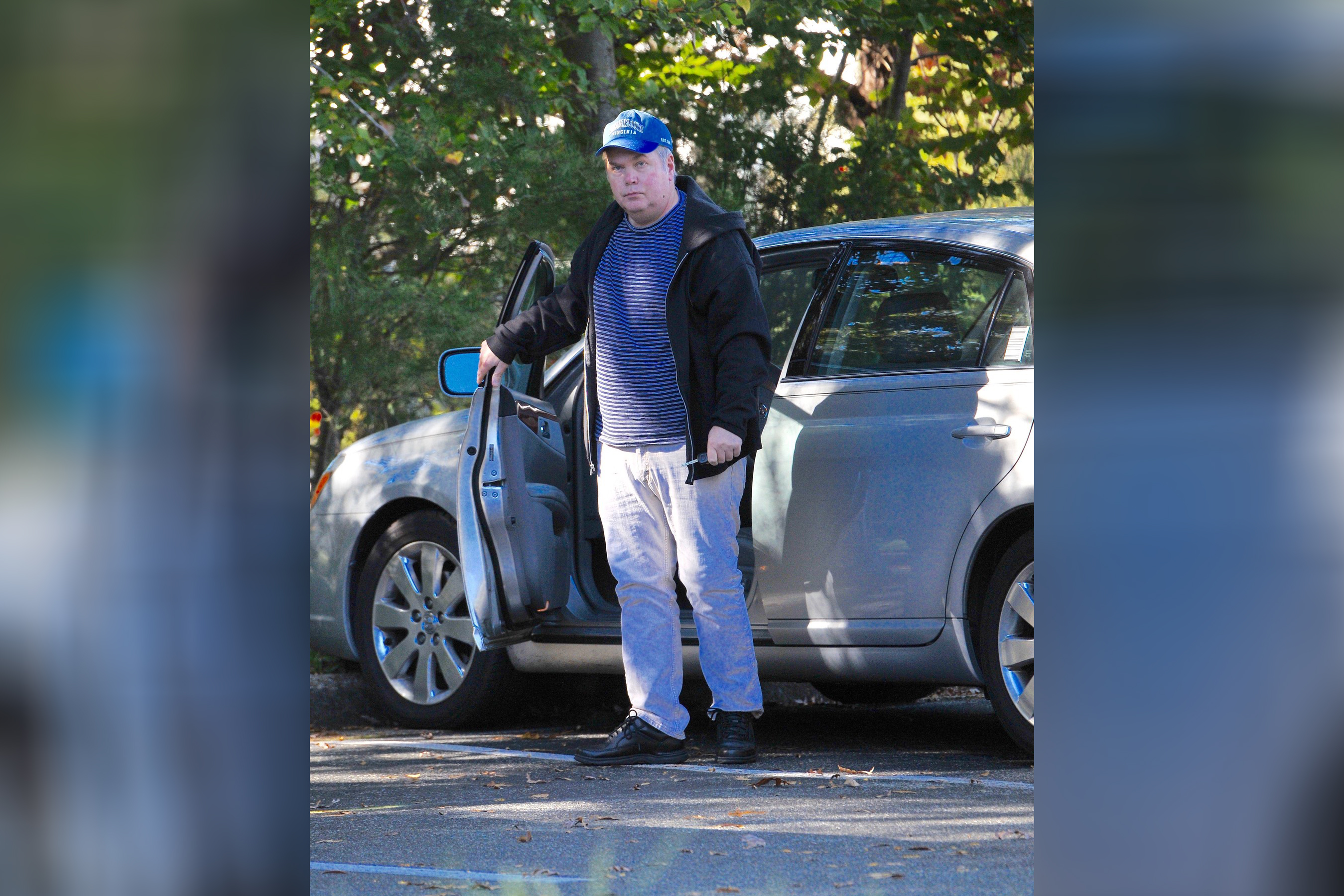 EXCLUSIVE: John Hinckley steps out during the election in Williamsburg, VA