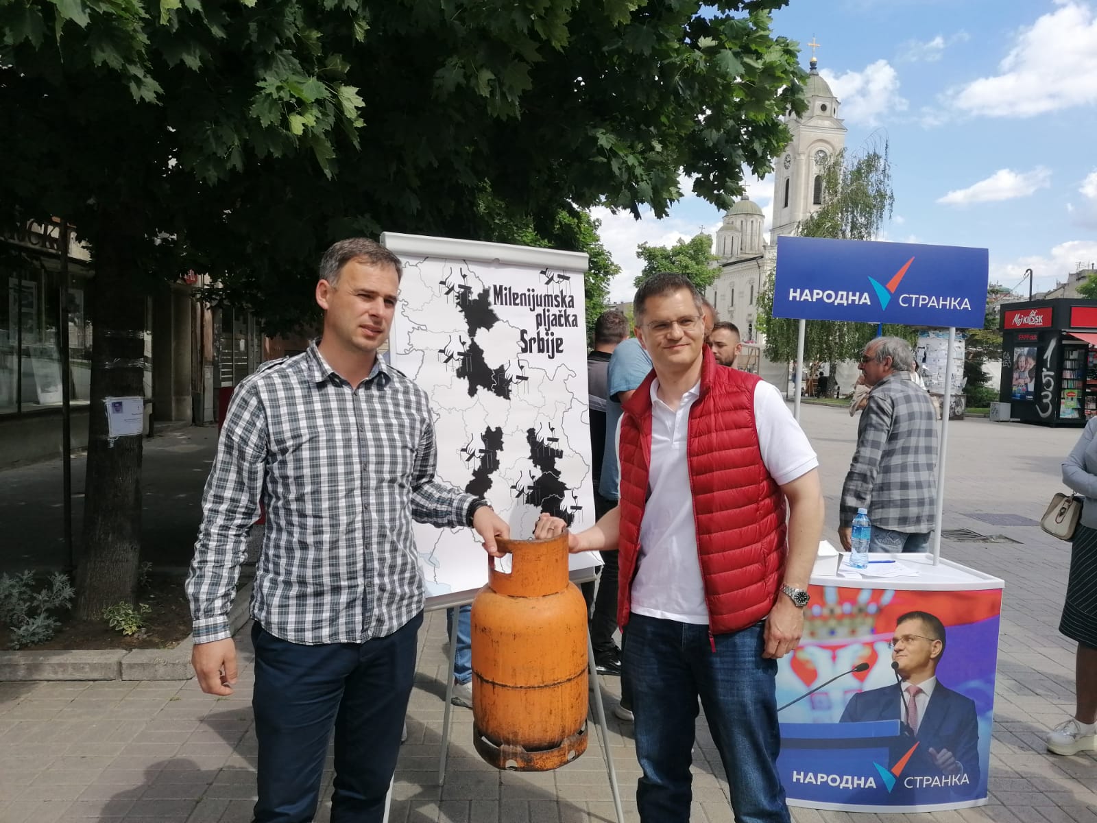 KZN NARODNA STRANKA smederevo vuk jeremic  Miroslav Aleksić