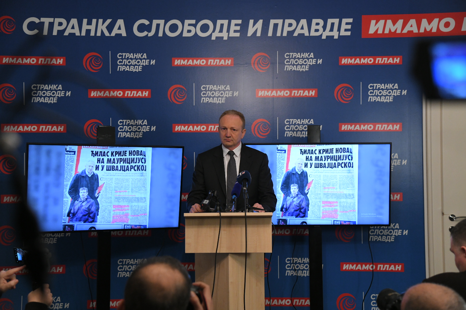 Beograd, 18.03.2021. Predsednik Stranke slobode i pravde Dragan Đilas, konferencija za novinare u sedištu SSP-a u Beogradu, KZŠ, konferencija za štampu, Stranka slobode i pravde Foto: Nemanja Jovanović/Nova.rs