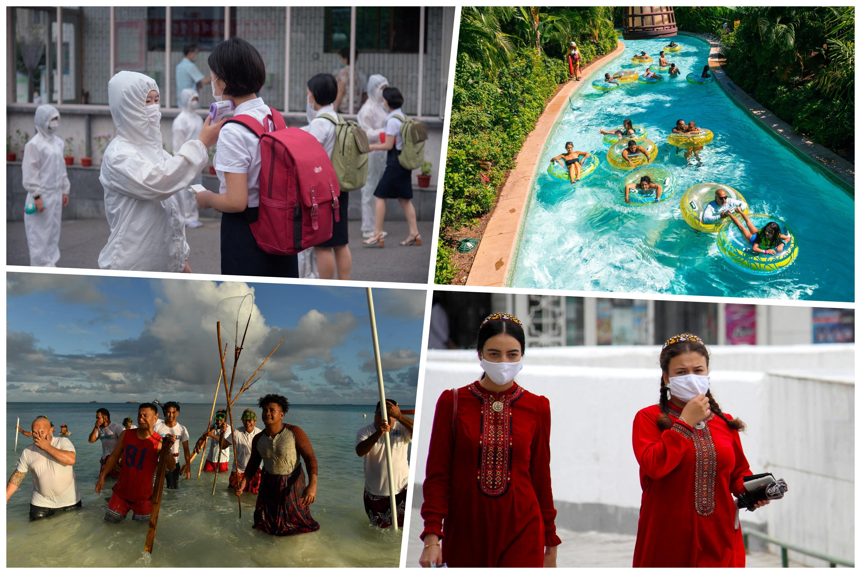 Tonga, Tuvalu i Nauru, plus severna koreja (ako ima nešto vezano za koronu super, ako ne onda fotke ljudi, ostrva šta god)