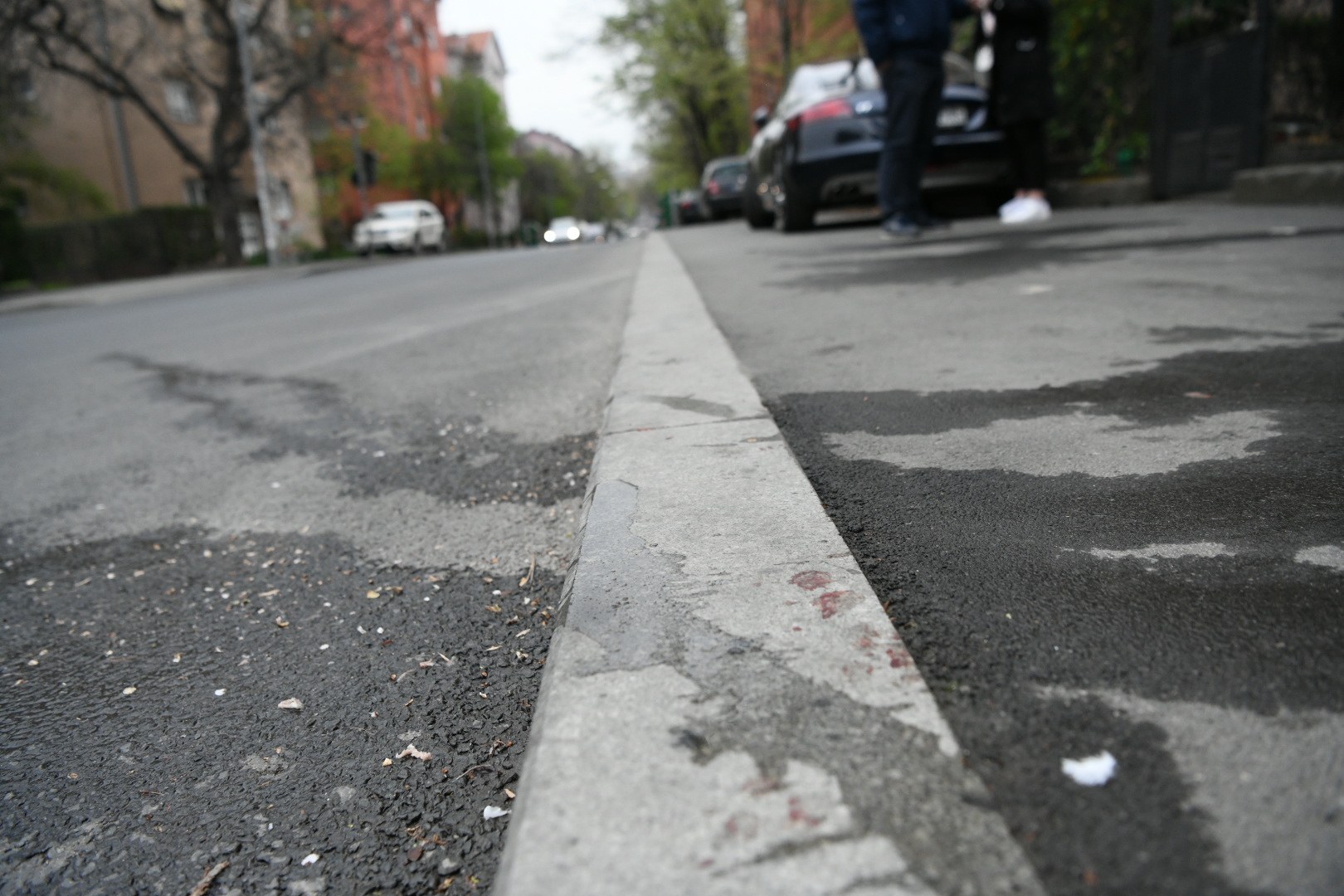 Beograd 13.04.2121. Karaburma, nož, ubadanje, hronika, krv, trag krvi, krvavi trag Foto: Vesna Lalić/Nova.rs