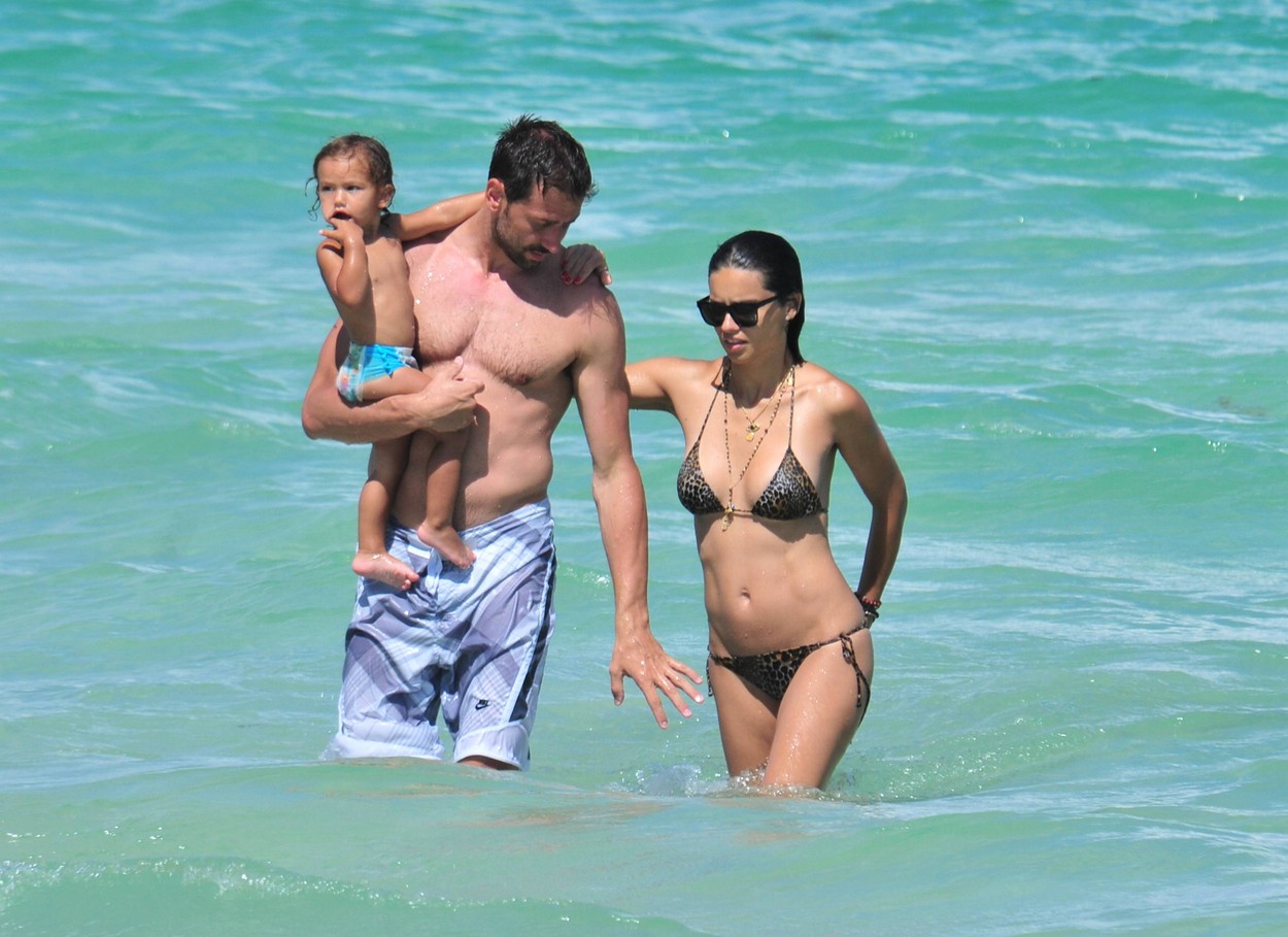 Adriana Lima Beach Fun