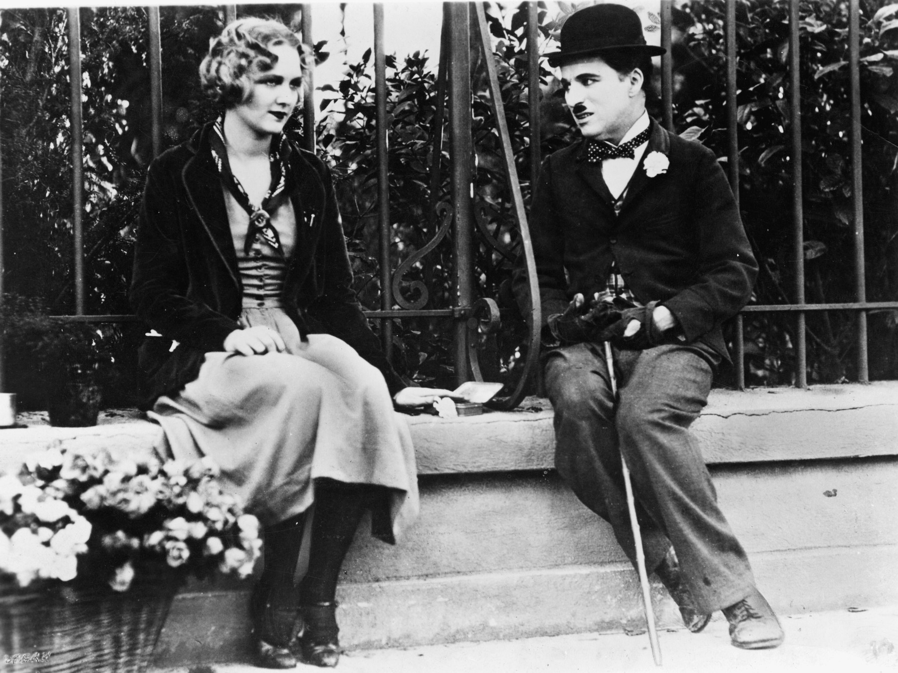 C. Chaplin in Lichter der Großstadt
