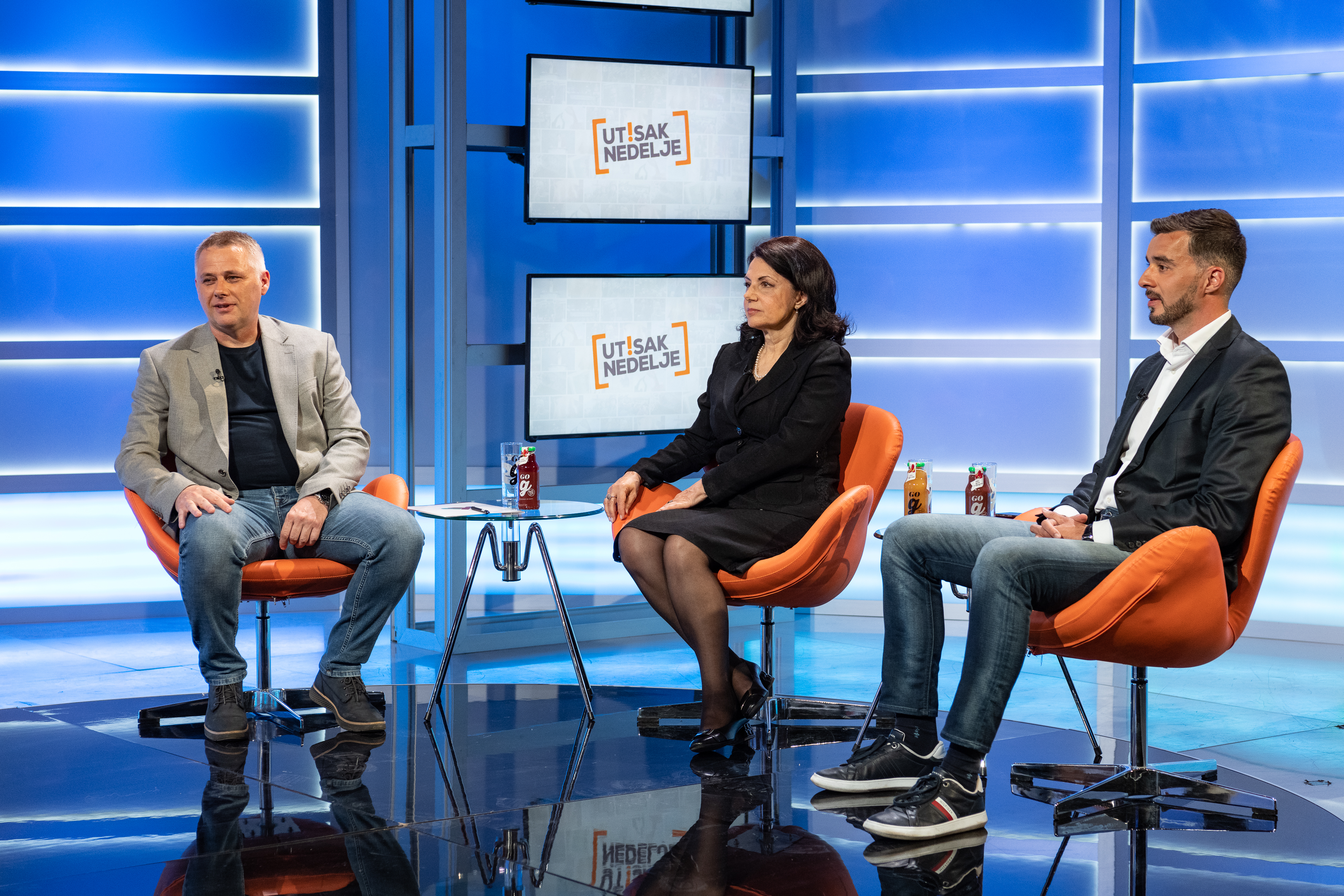 Beograd 25. april 2021. Utisak nedelje  Igor Jurić, Sanda Rašković Ivić, Savo Manojlović Foto:Ivan Dinić/Nova S