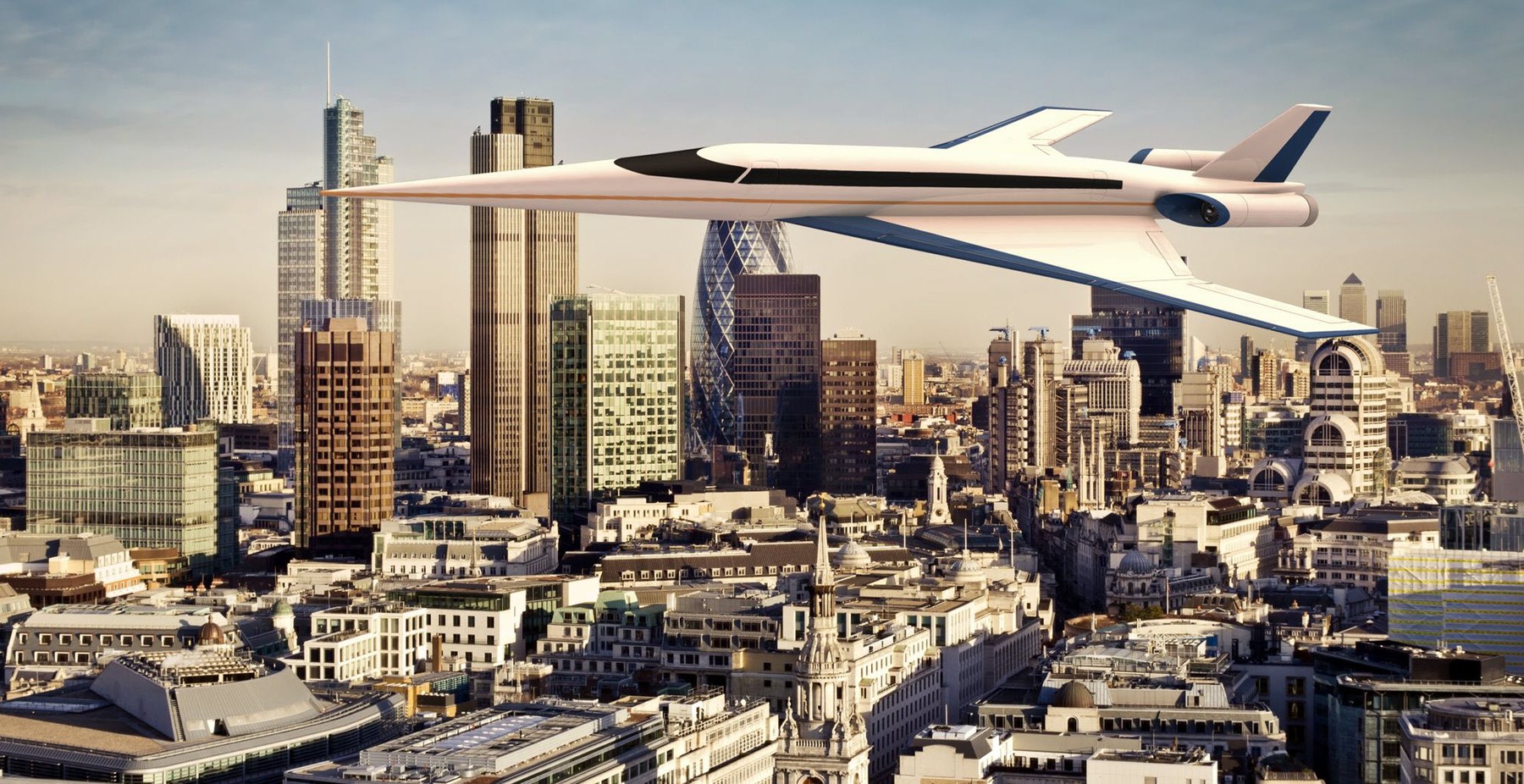 Business passengers are set to go supersonic with luxury windowless jet