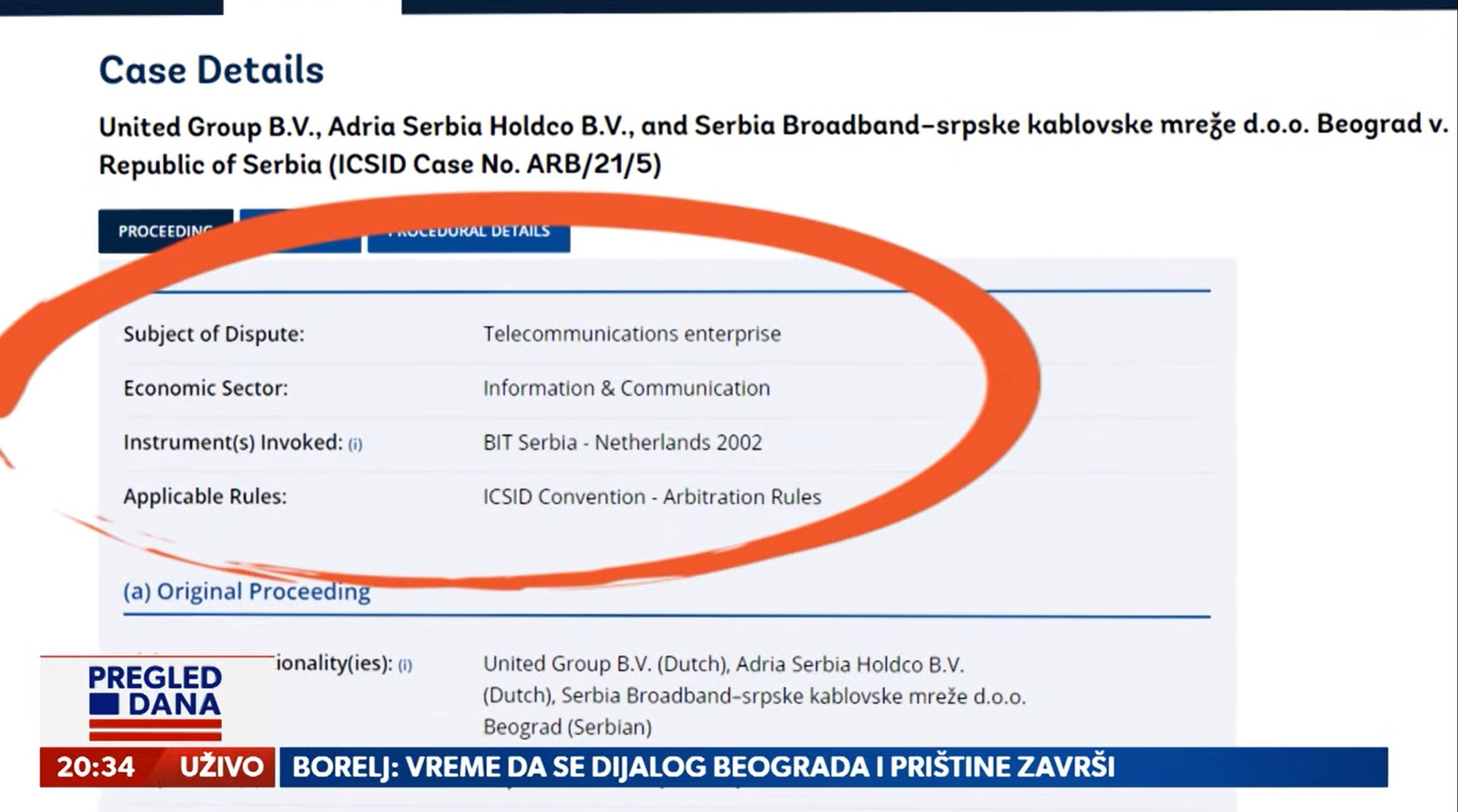 4. ČERI BLER I ARBITRAŽA

    Ko sve savetuje srpsku vladu i po kojoj ceni