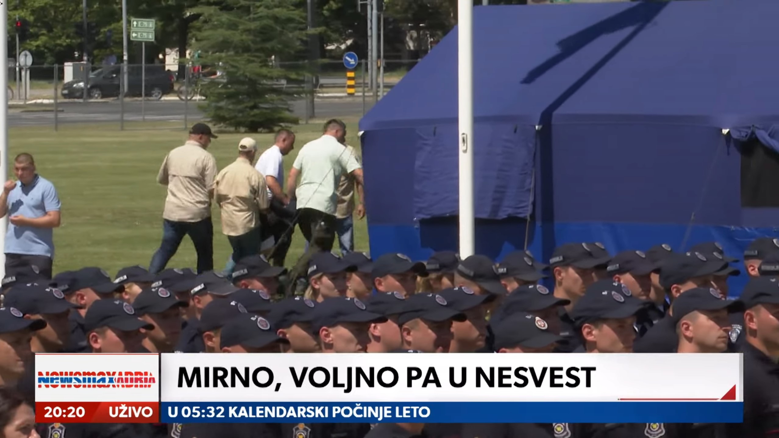 Dan Mup-a, Dan policije na plus 40, prilog, emisija Pregled dana Foto: Newsmax Adria