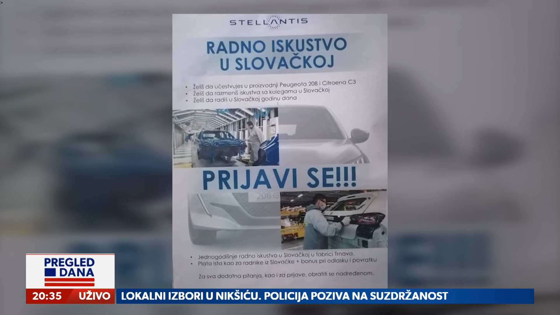 Pregled Dana Radnicima kragujevačkog Fijata nudi se posao u Slovačkoj. Da li je to uvod u zatvaranje fabrike?