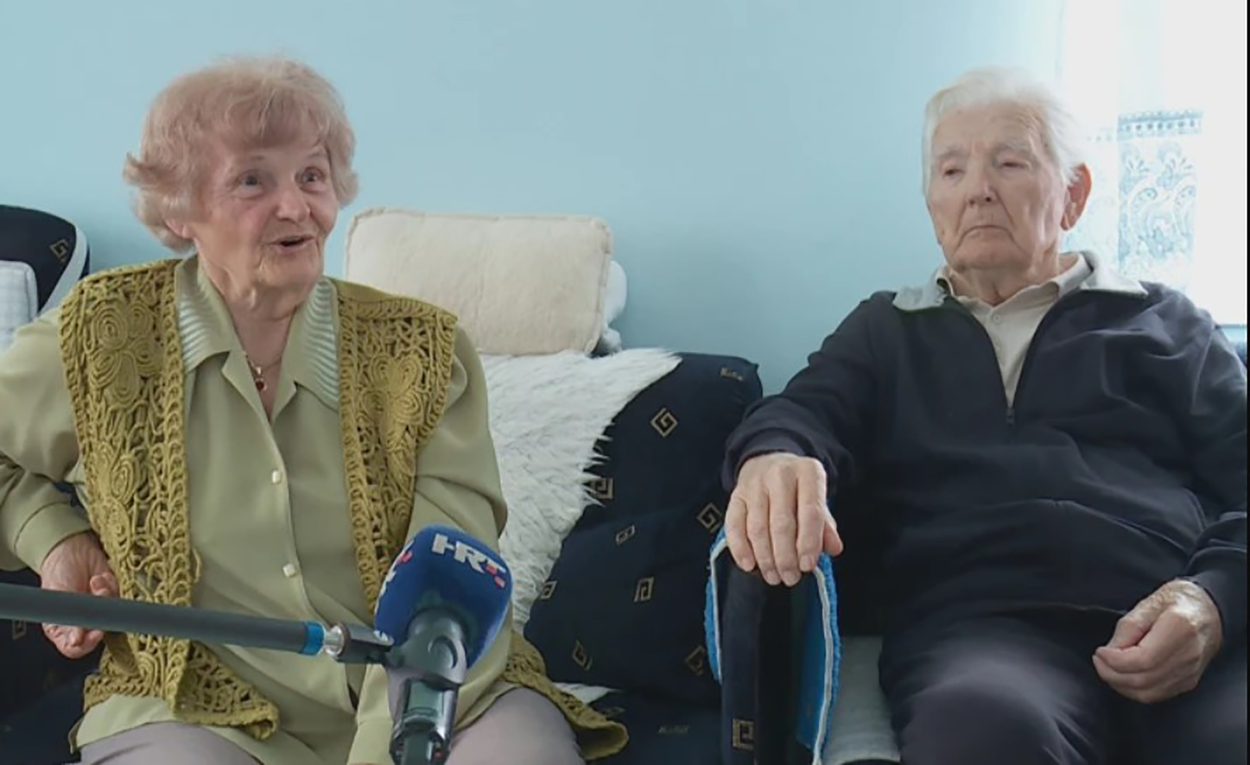 Marija Bertok, Ivan Bertok, najstariji vukovarski par, vukovar baka i deka