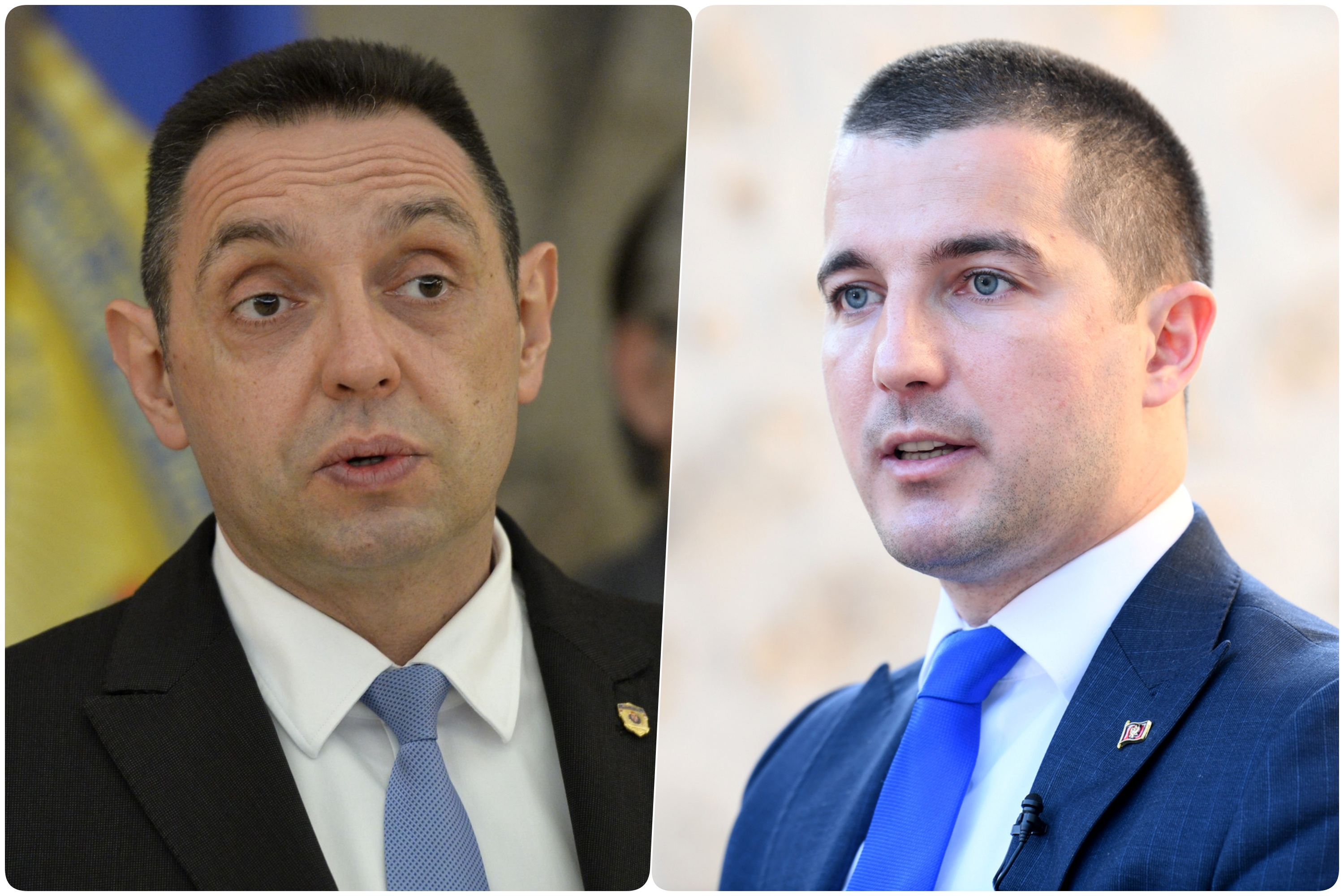 Aleksandar Vulin i Aleksa Becic