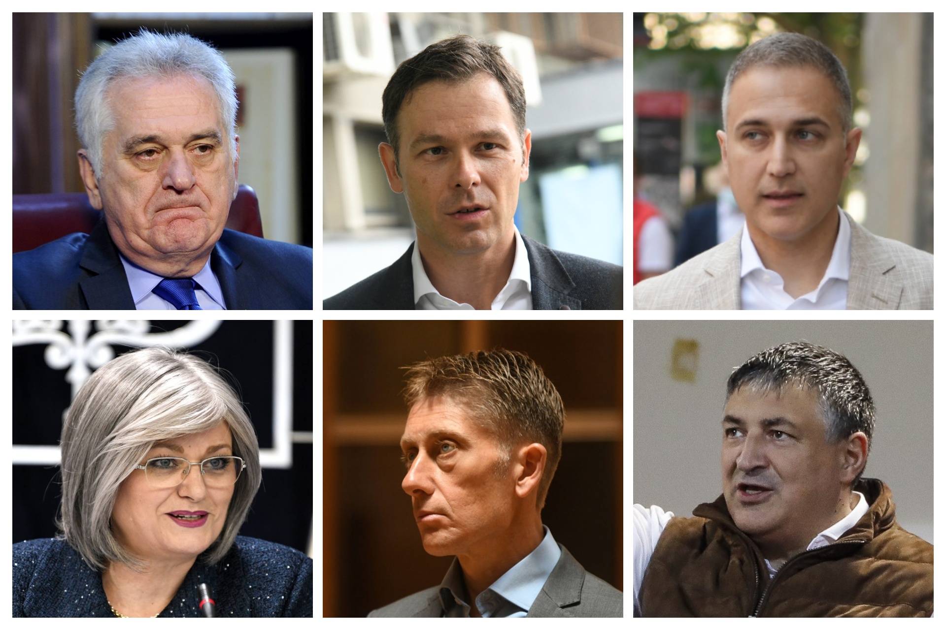 Toma Nikolić, Siniša Mali, Nebojša Stefanović, Jorgovanka Tabaković, Aleksandar Martinović, Ivica Tončev kombo
