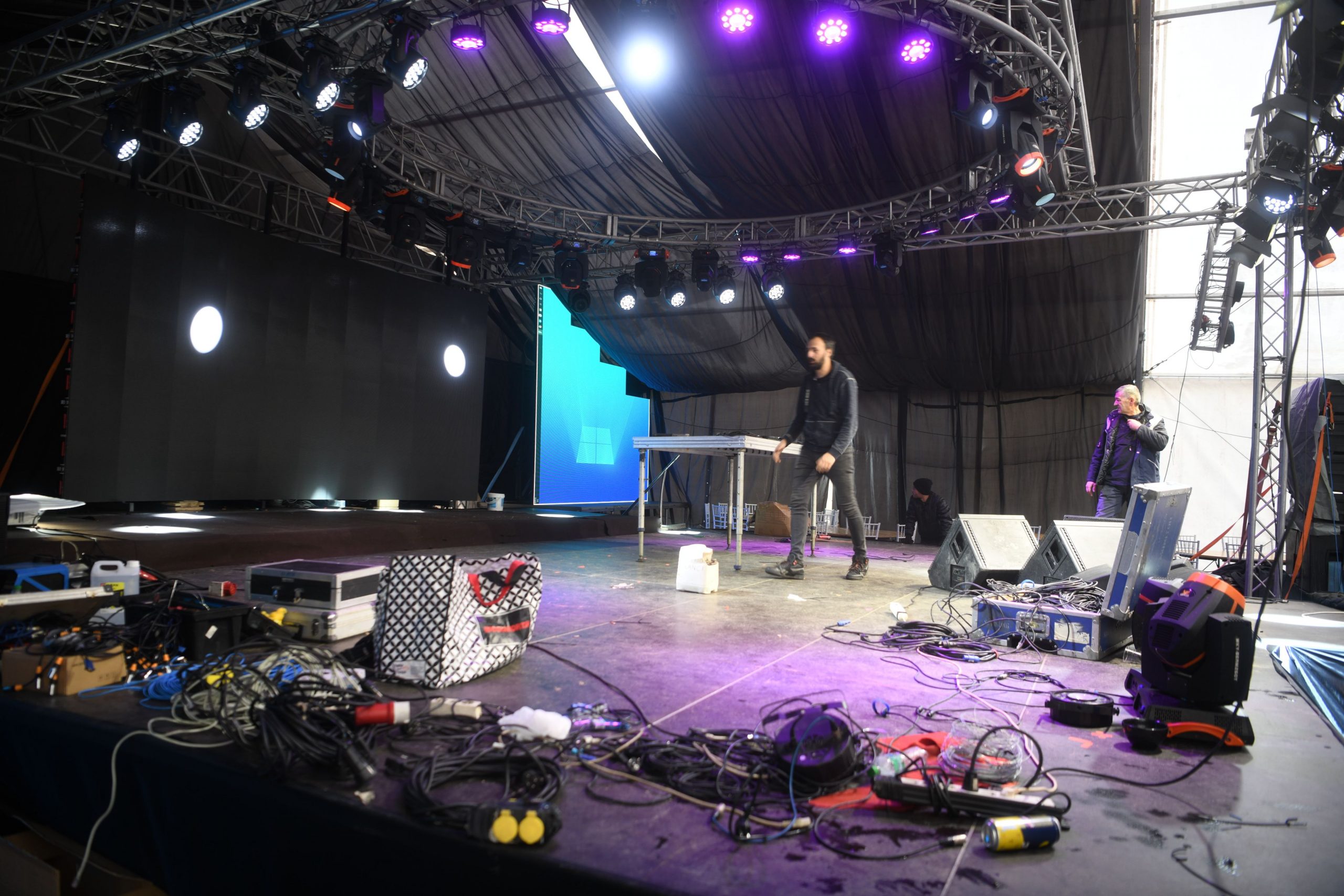 Jahorina 10.12.2021. Balkan music festival, pripreme