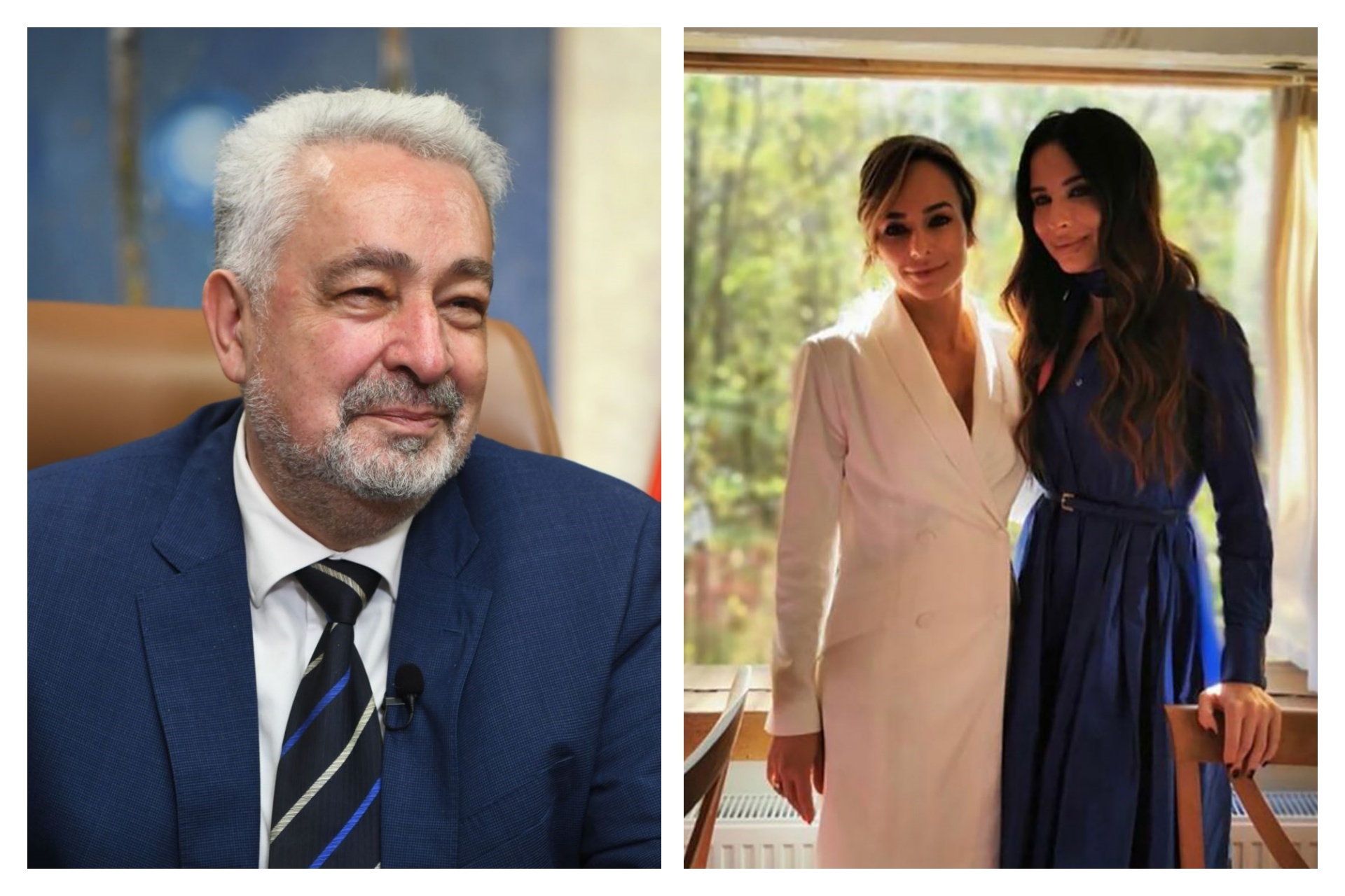 Zdravko Krivokapić. Jelena i Milena Krivokapić