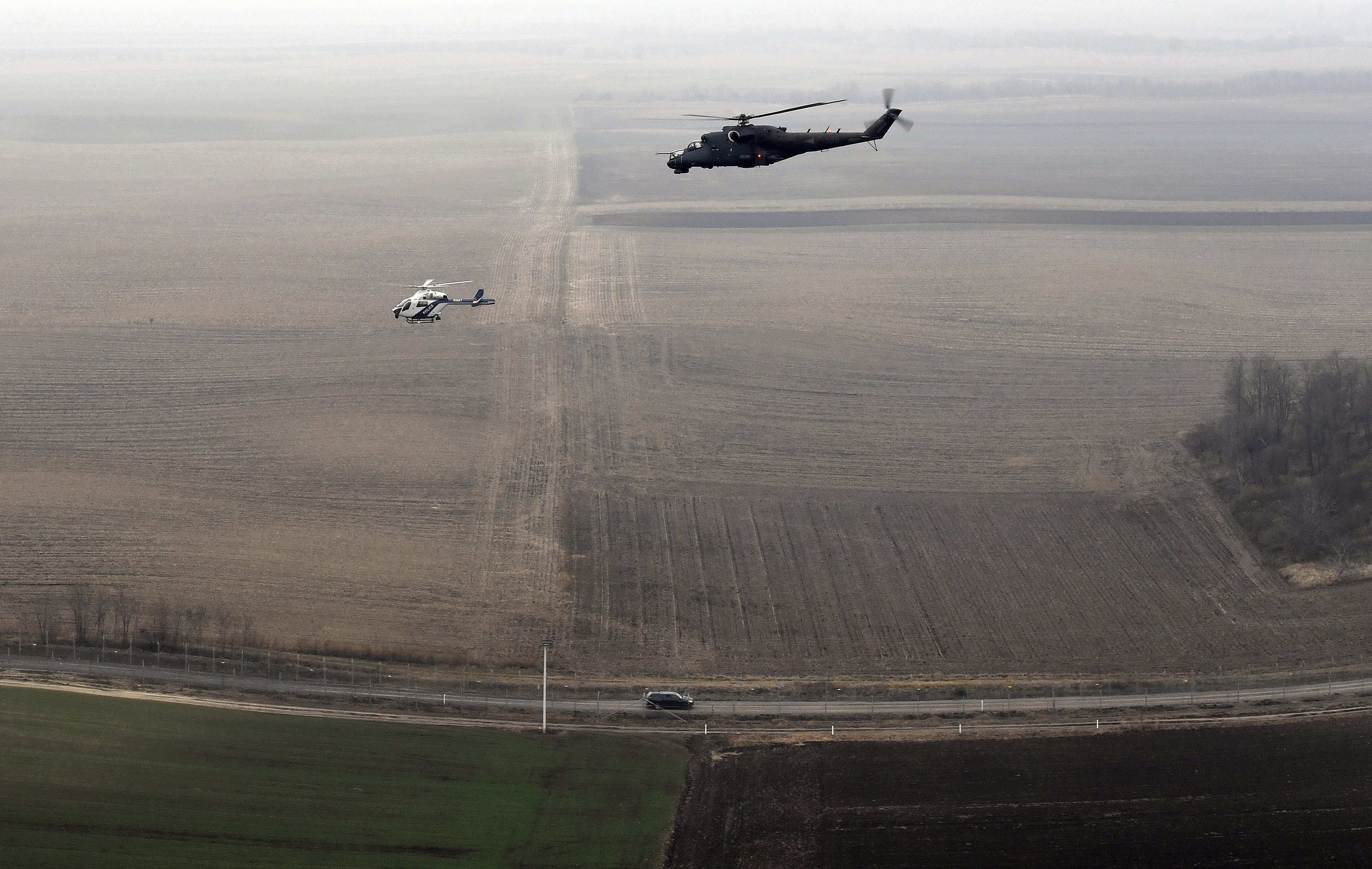 Hungarian Defense Forces on 72-hour standby exercise to support Hungarian police