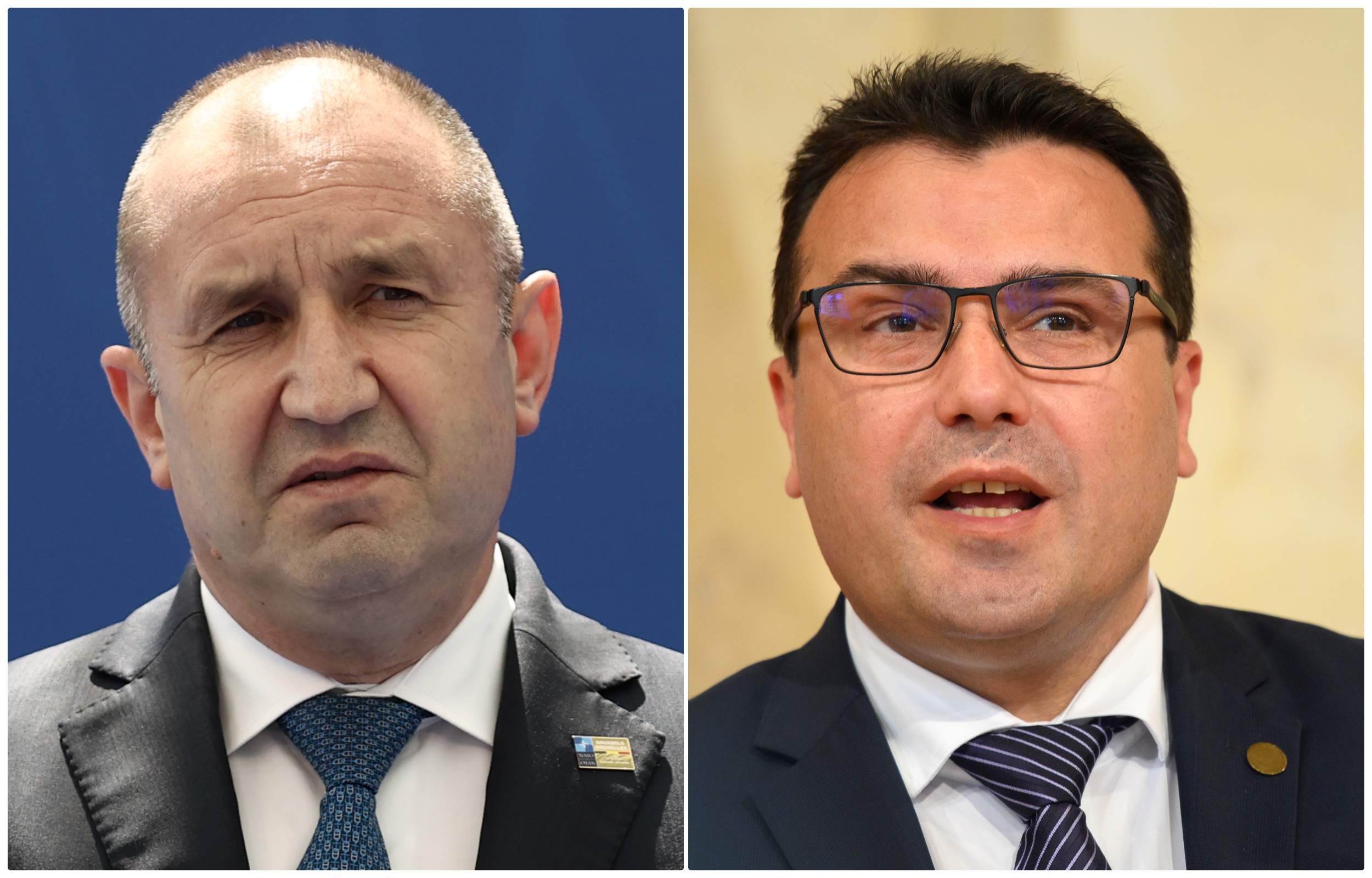 collage Rumen Radev i zaev