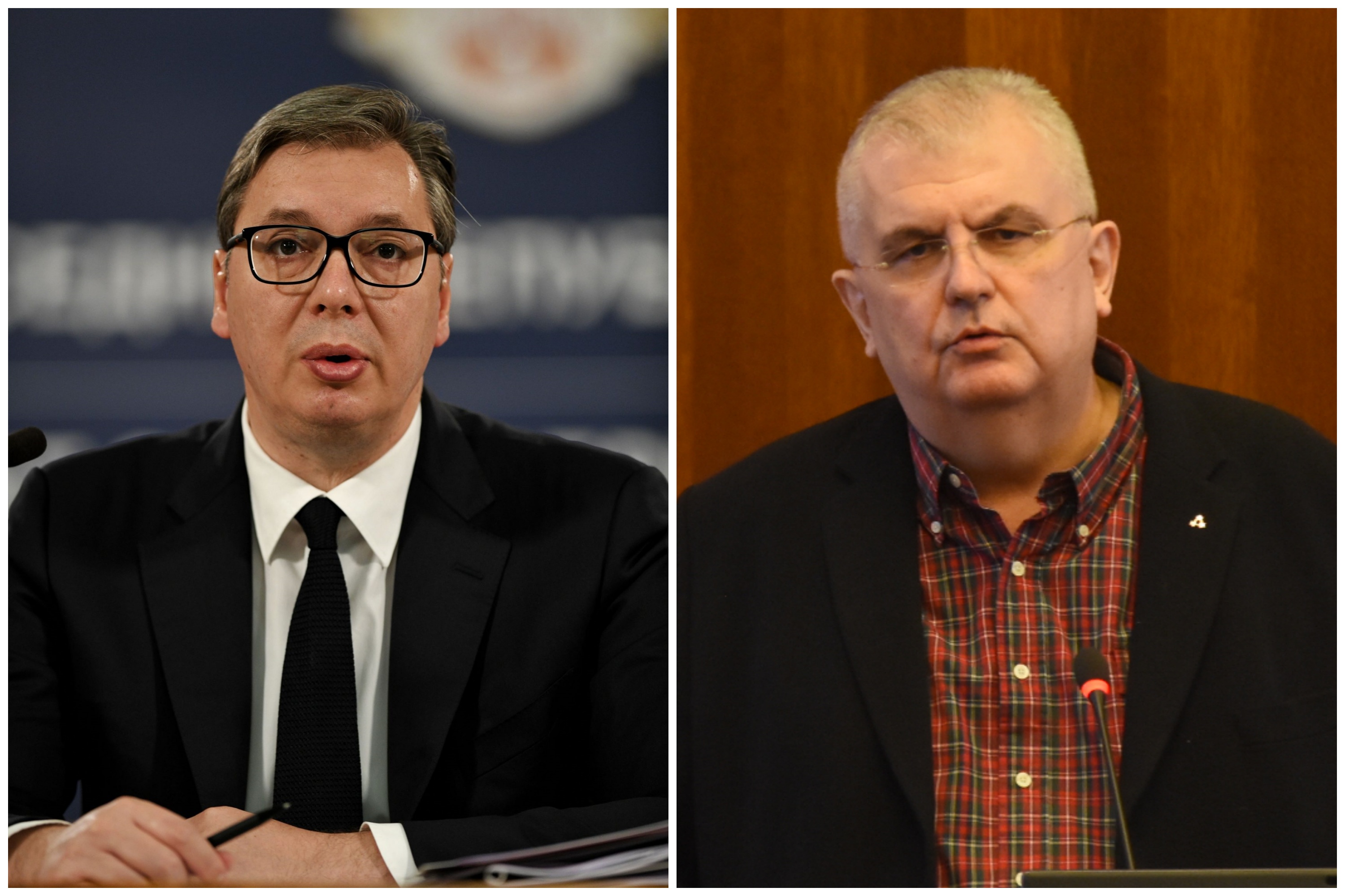 Aleksandar Vučić, Nenad Čanak, kombo Foto: Nova.rs