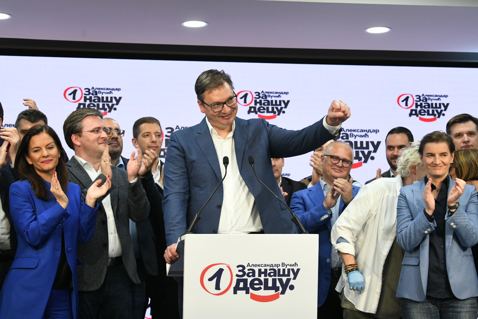 Beograd 21.06.2020 Aleksandar Vučić, SNS, Srpska napredna stranka, Izborni štab, Izbori2020 Foto: Vesna Lalić/Nova.rs