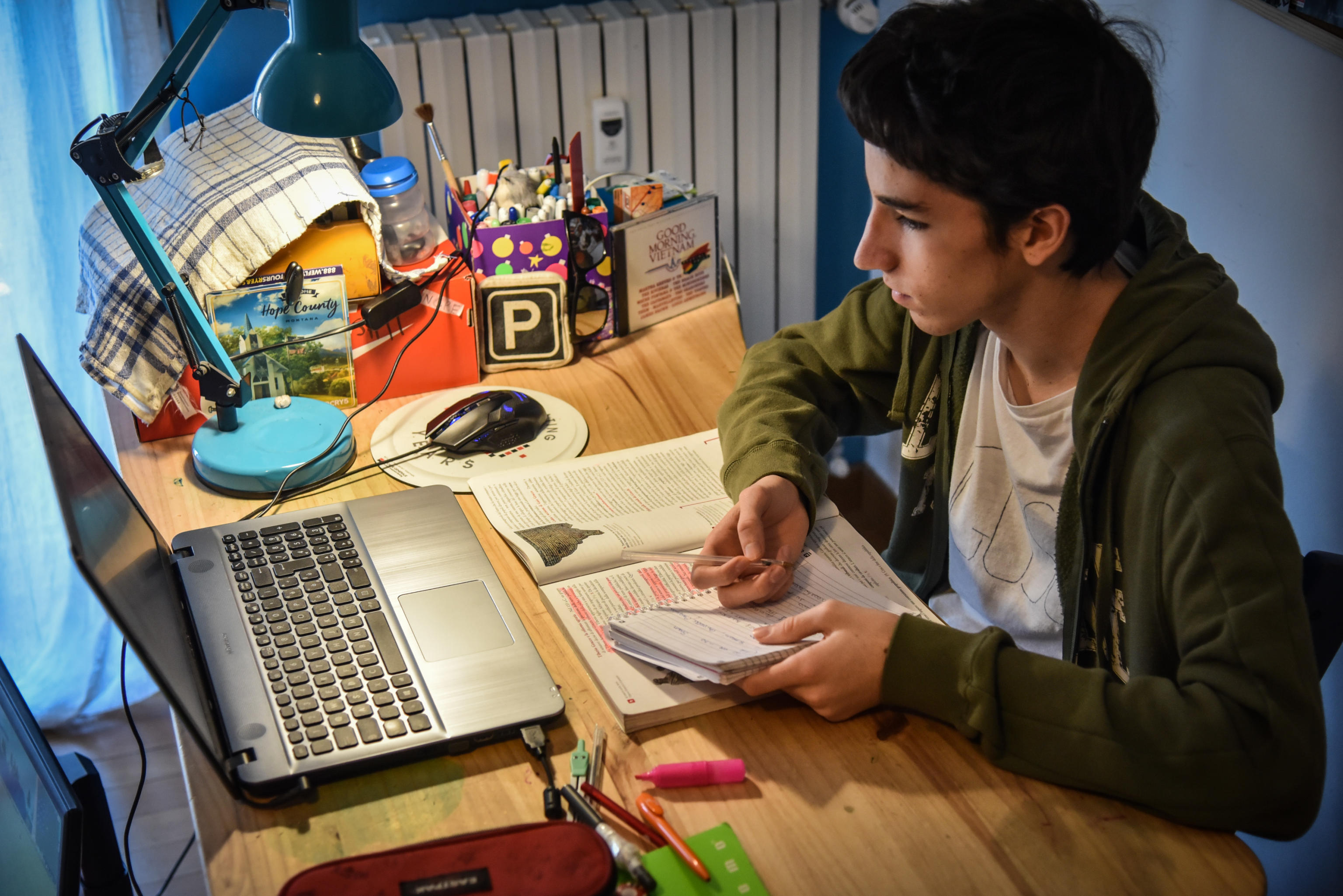 Coronavirus in Italy - home lessons