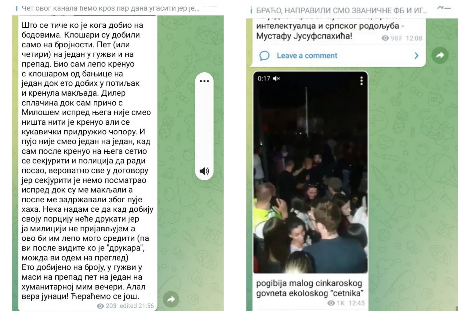 Print scr cetnickih prepiski, preuzete sa Autonomija.info (uz dozvolu)
, poslala Ana Hegediš Lalić