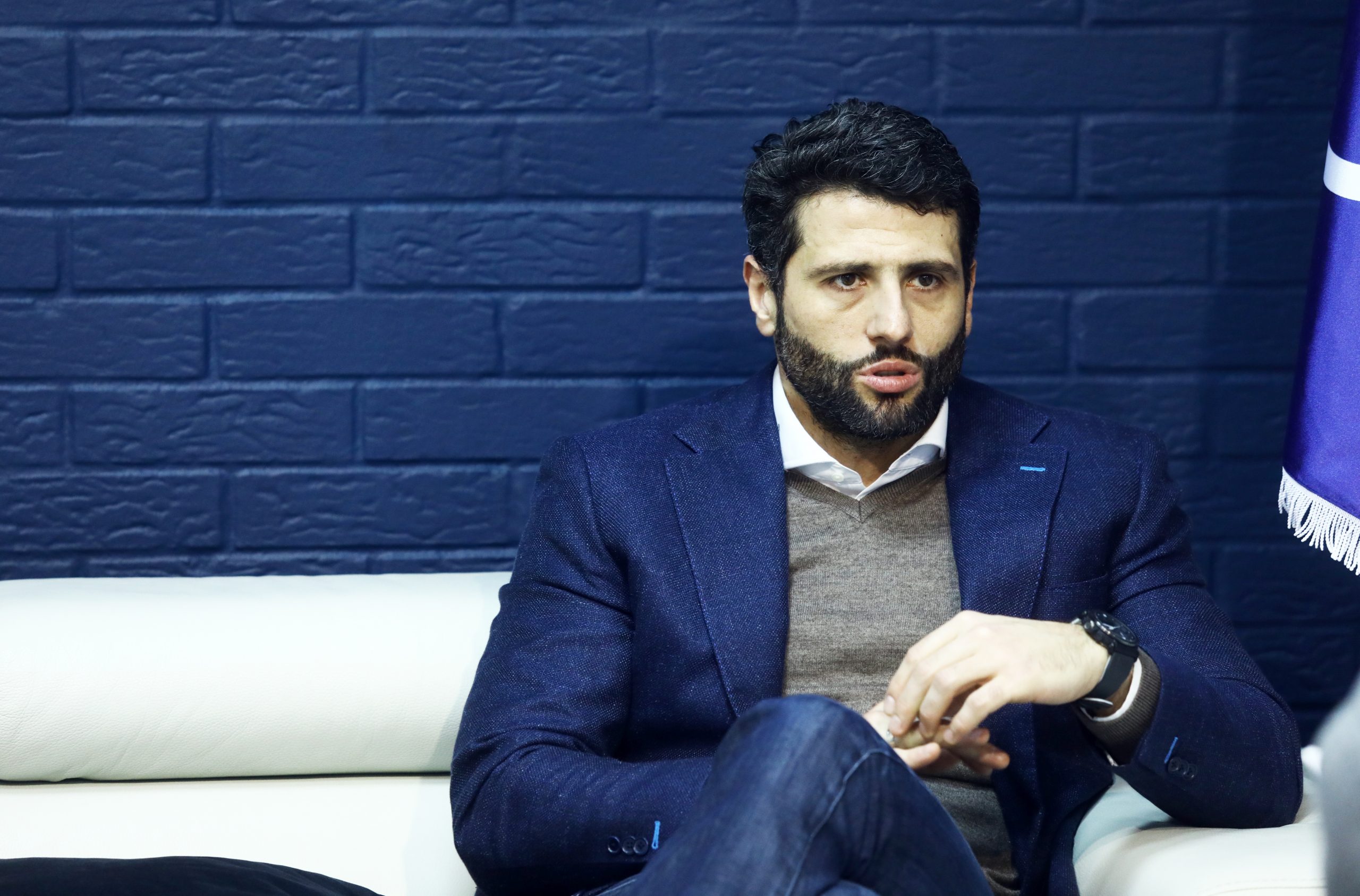 BEOGRAD 24.12.2019 Aleksandar Šapic, predsednik opstine Novi Beograd, bivsi vaterpolista, intervju Foto:Vesna Lalić