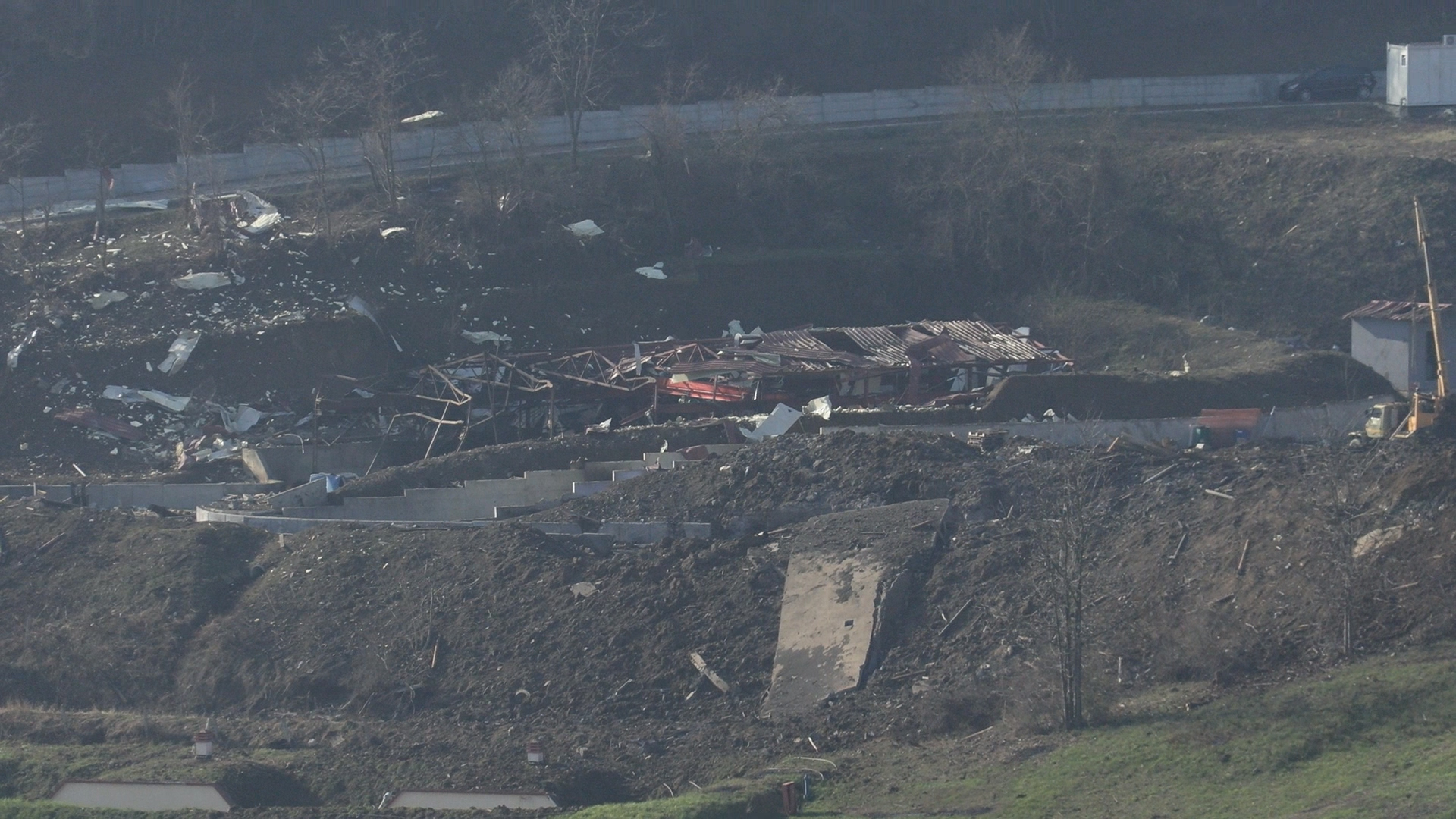 Leštane posle eksplozije