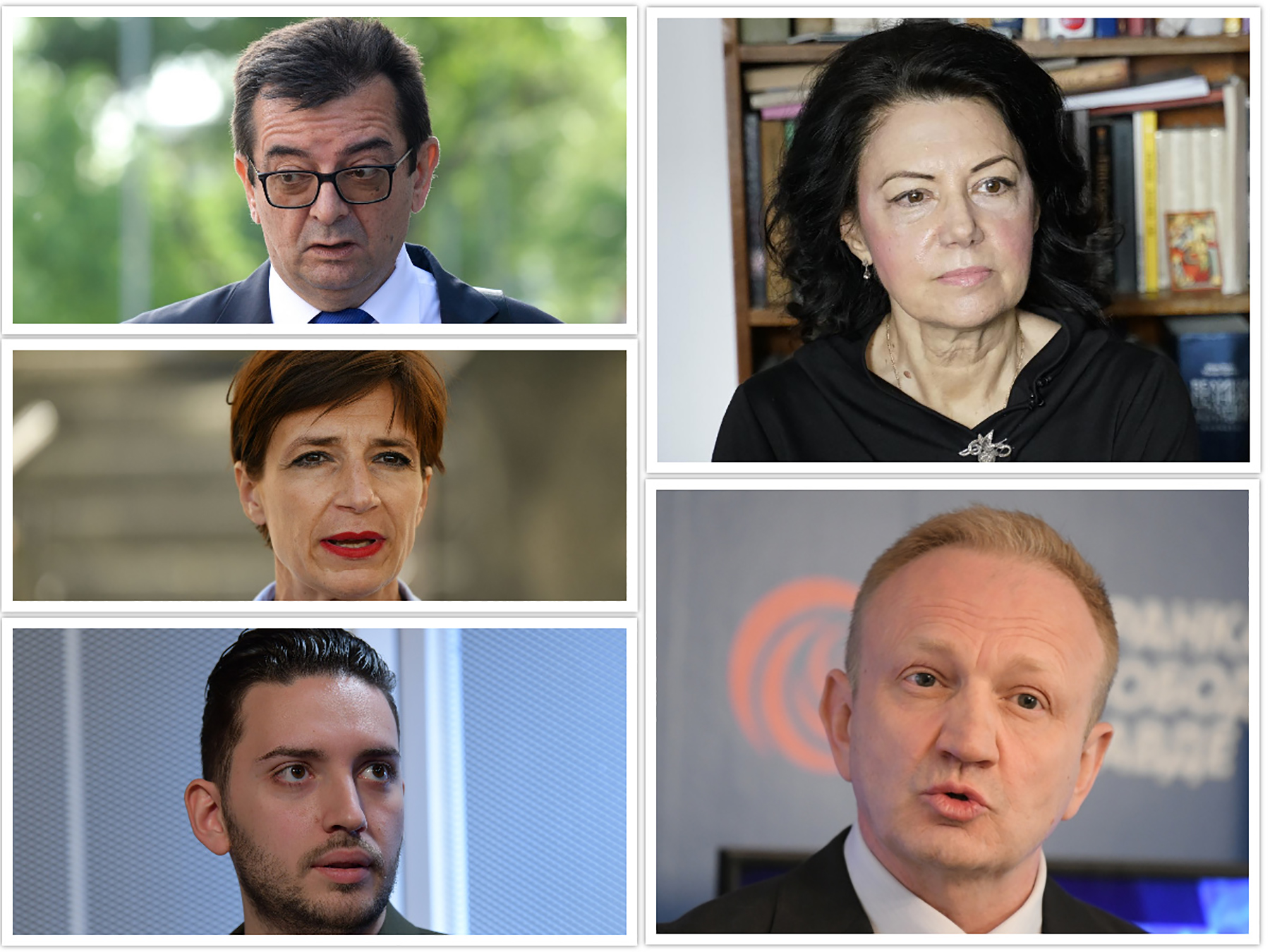 Janko Veselinovic Dragana Rakic Pavle Grbovic Sanda Raskovic Ivic i Dragan Djilas
