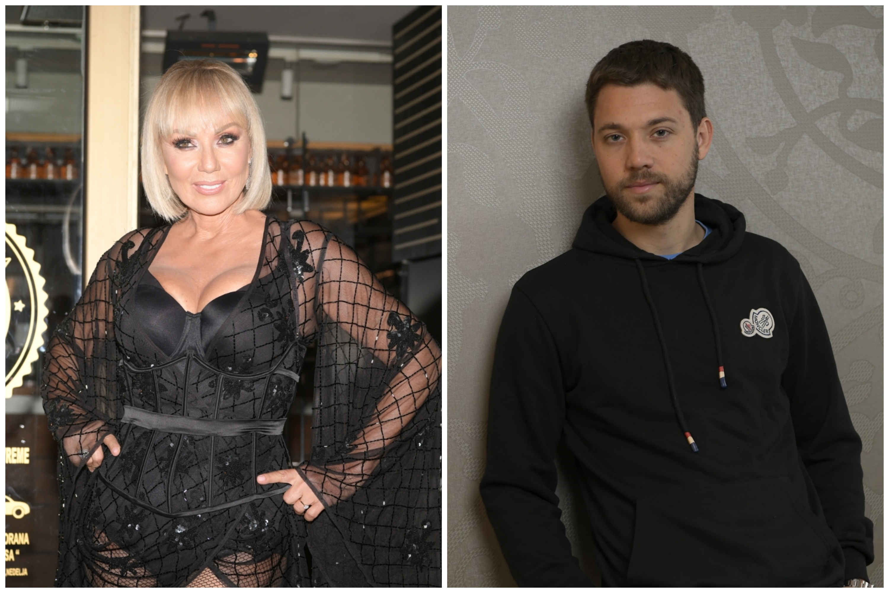 Lepa Brena i Stefan Živojionović, kombo Foto: Dragan Mujan/Zoran Lončarević/Nova.rs