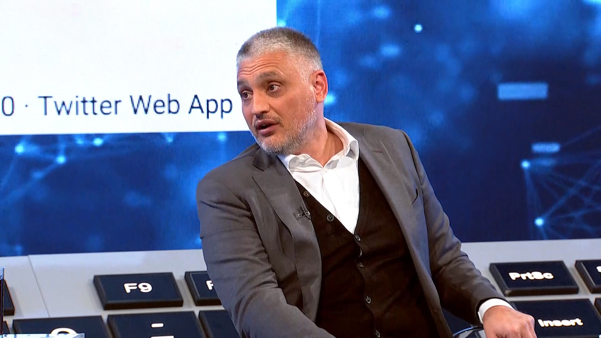 Čedomir Jovanović, Čeda Jovanović, emisija Hit Tvit Foto: Tv Pink