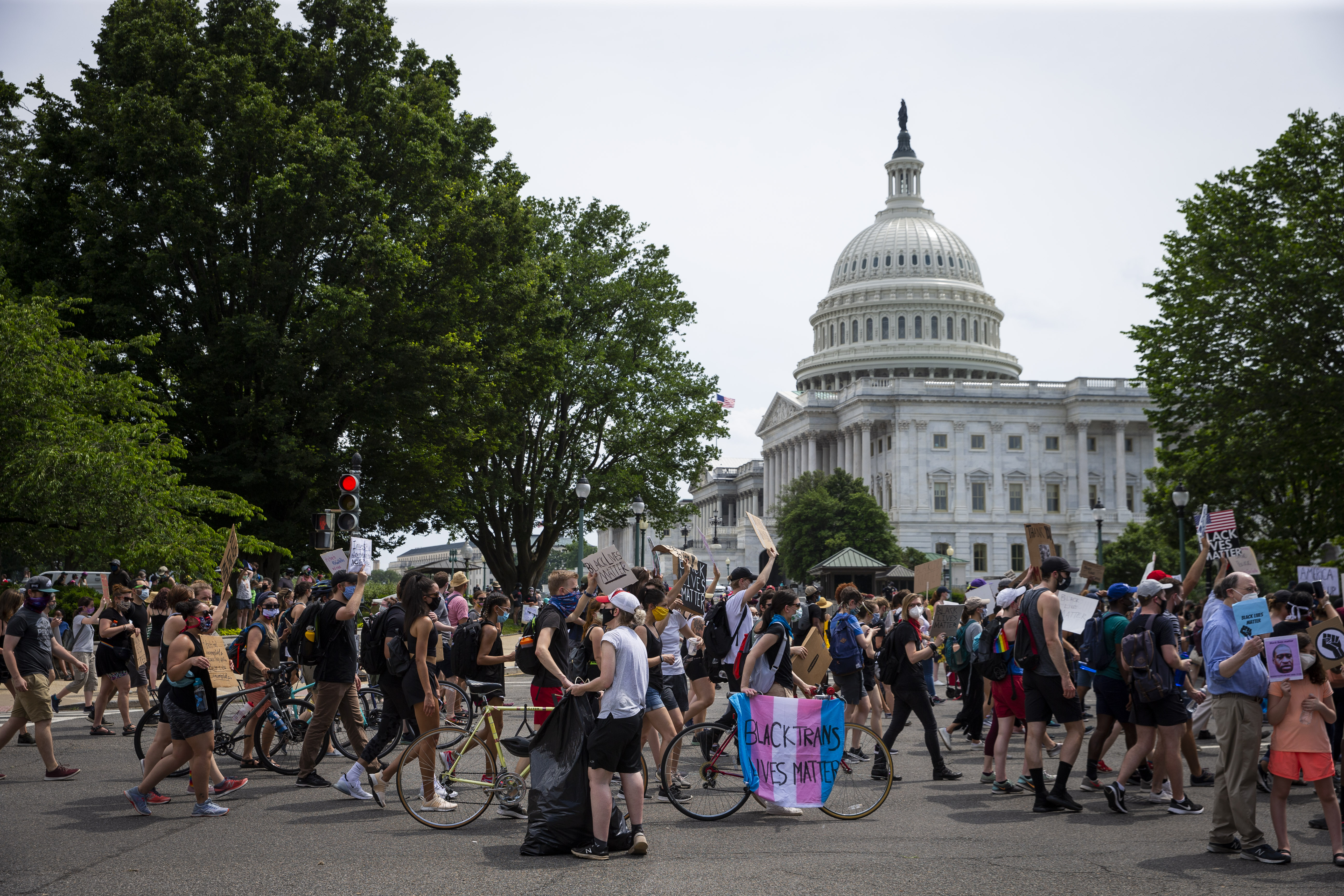 George Floyd protest in Washington, DC