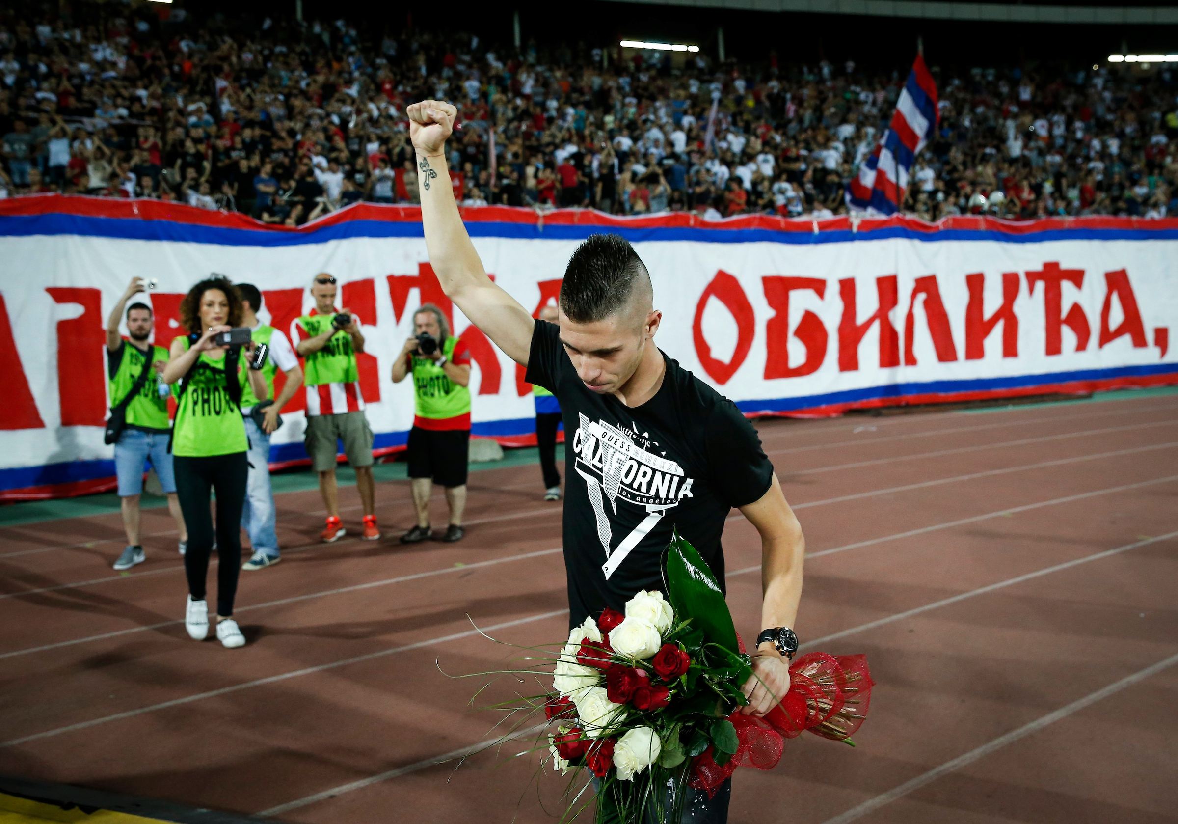 Fudbal UEFA Europa League season 2017-2018, First qualifying round 1st leg
Crvena Zvezda v Floriana (Malta)
Srdjan Plavsic oprostaj
Beograd, 29.06.2017.
foto: Srdjan Stevanovic/Starsportphoto ©
