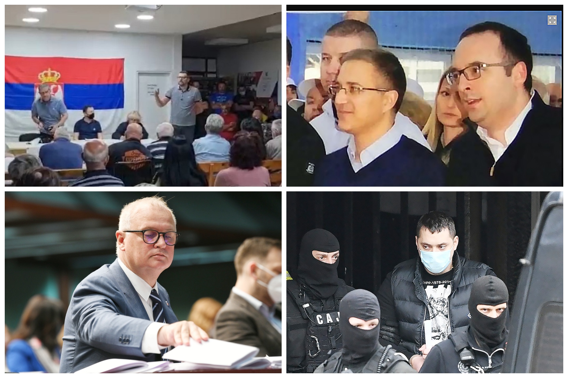 odbor SNS Voždovac, Srefanović i Papić, Goran VEsić, Veljko Belivuk kombo