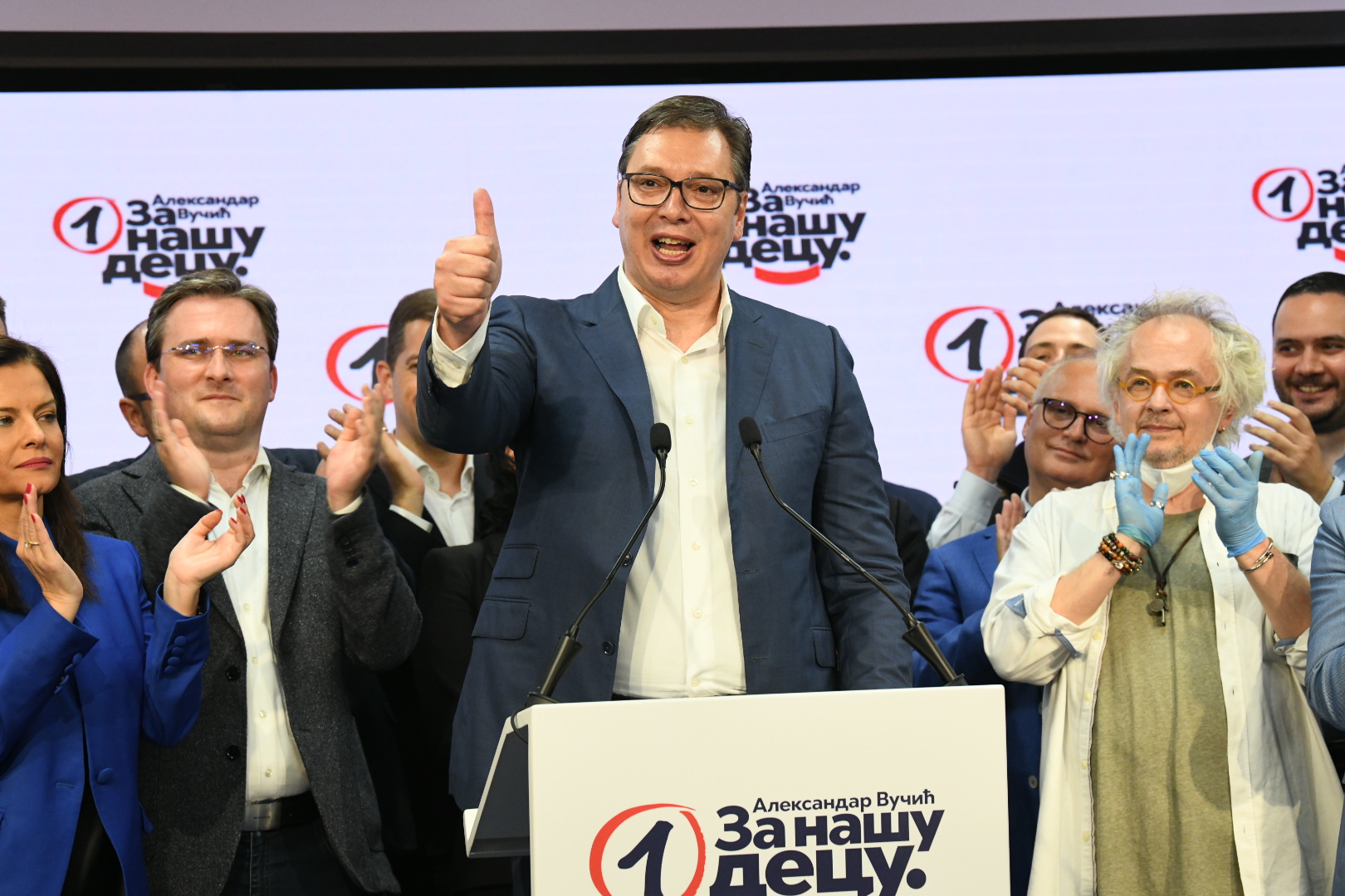 Beograd 21.06.2020 Aleksandar Vučić, SNS, Srpska napredna stranka, Izborni štab, Izbori2020 Foto: Vesna Lalić/Nova.rs