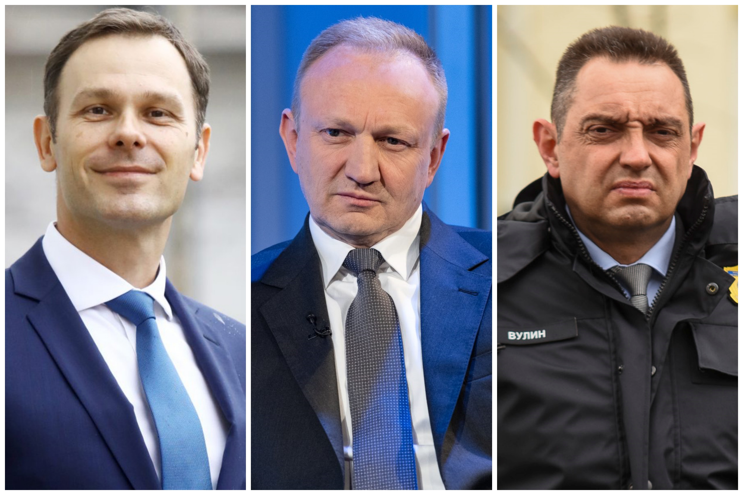 Siniša Mali, Dragan Đilas, Aleksandar Vulin