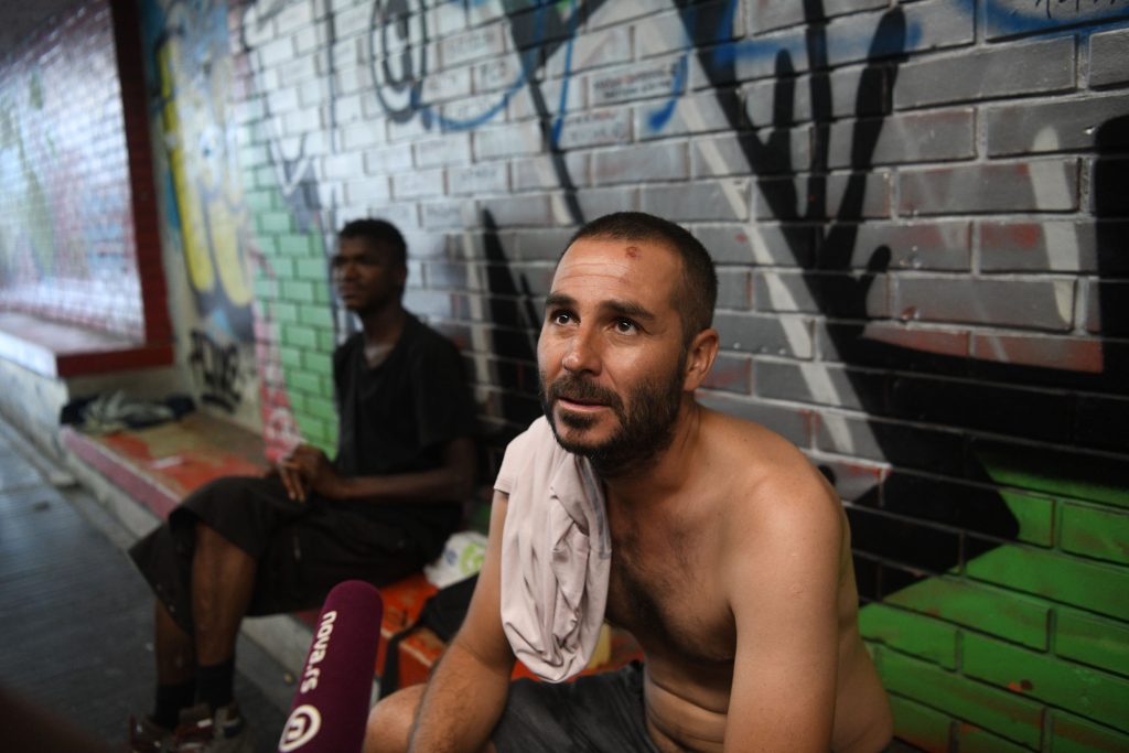 Beograd 16. jul 2021. Beskucnici na beogradskim ulicama, reportaza Foto:Filip Krainčanić/Nova.rs