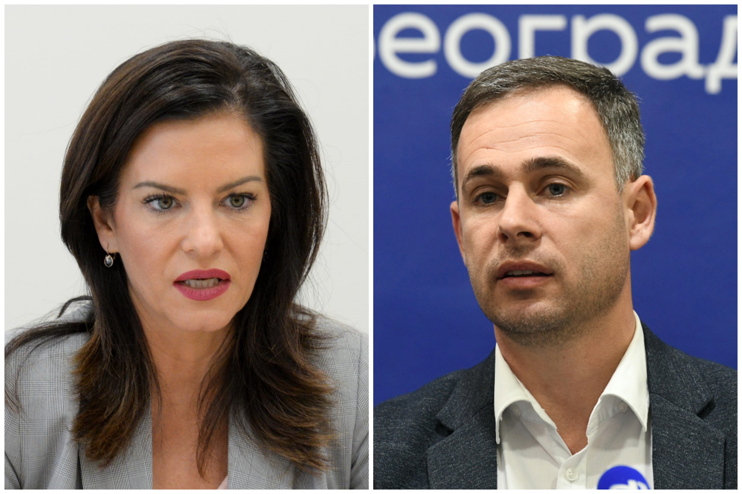 Marija Obradović, Miroslav Aleksić, kombo Foto: TANJUG JADRANKA ILIC/Vesna Lalić/Nova.rs