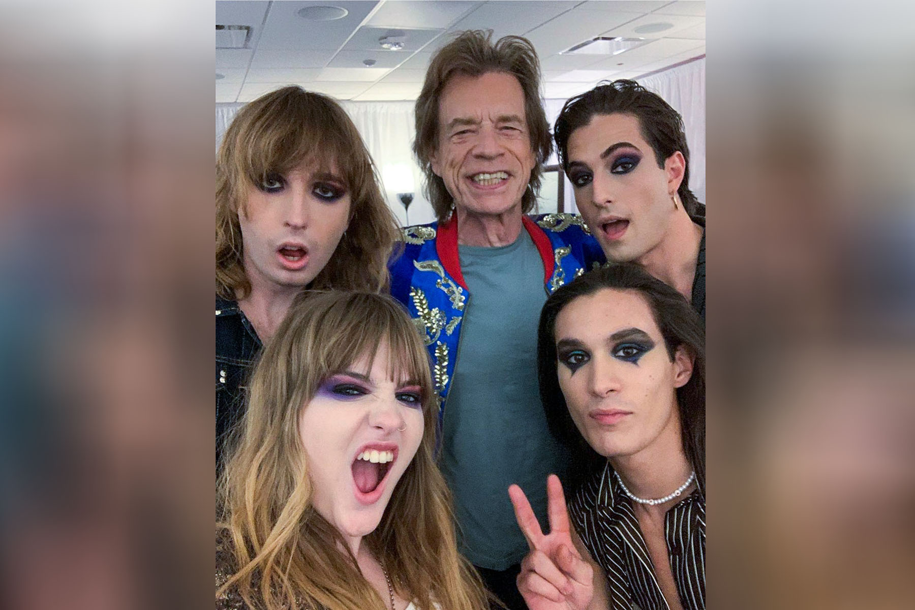 Mick Jagger on social media