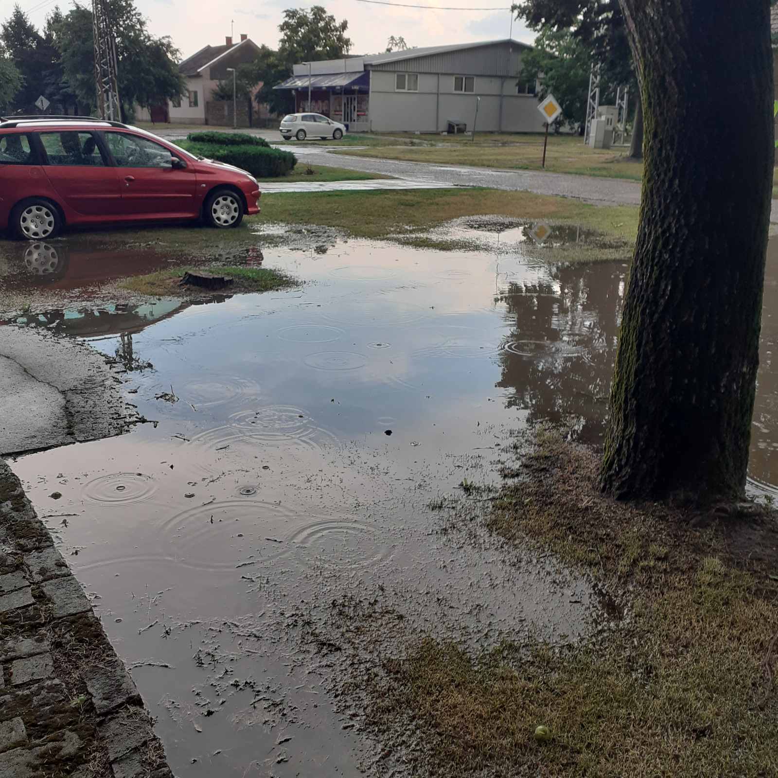 Đurđevo, Djurdjevo, Vojvodina 18.07.2021. Nevreme, kiša, oluja, crno nebo, letnja kiša, letnji pljusak Foto: Nenad Mihajlović/Nova.rs