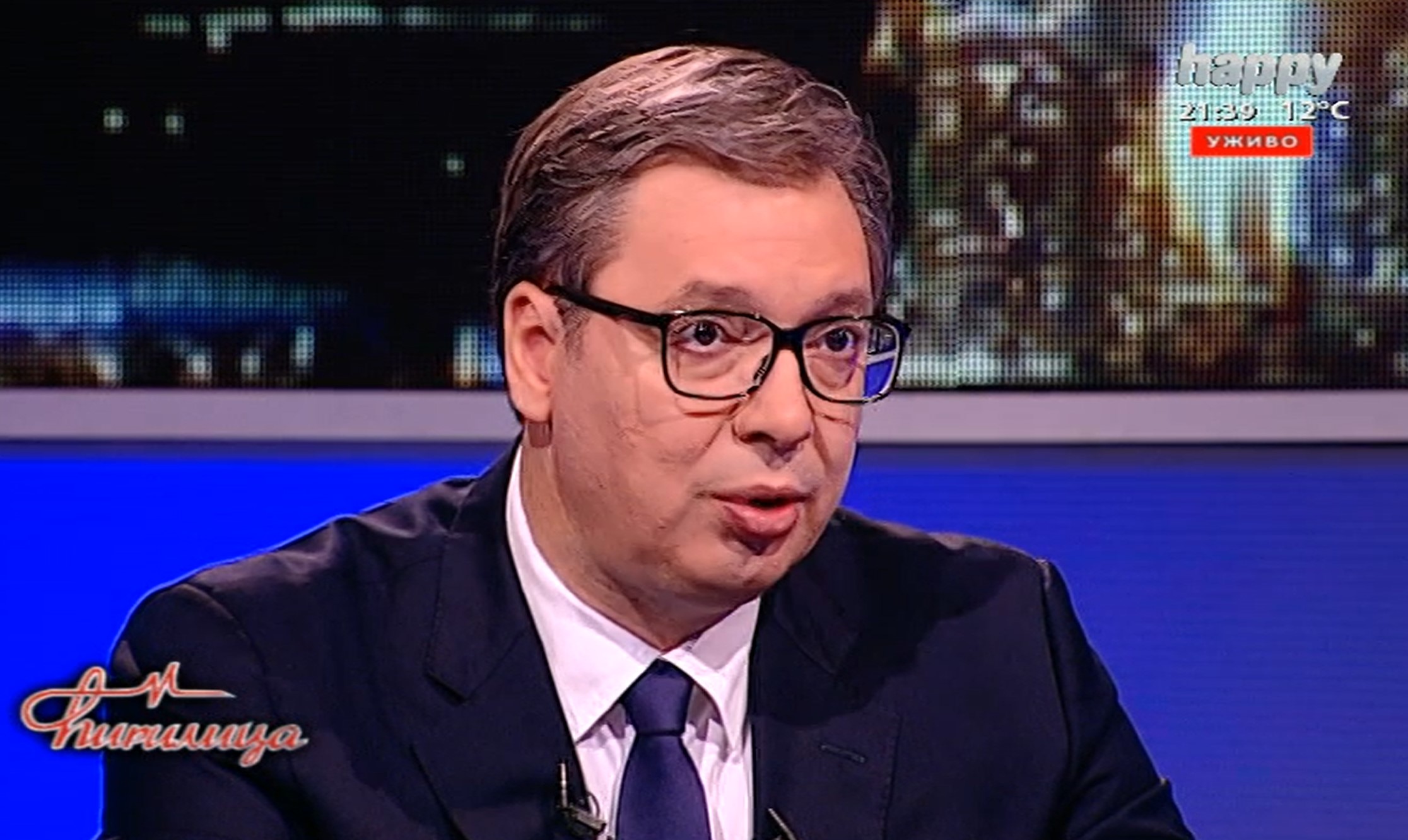 Emisija Ćirilica, gost Aleksandar Vučić