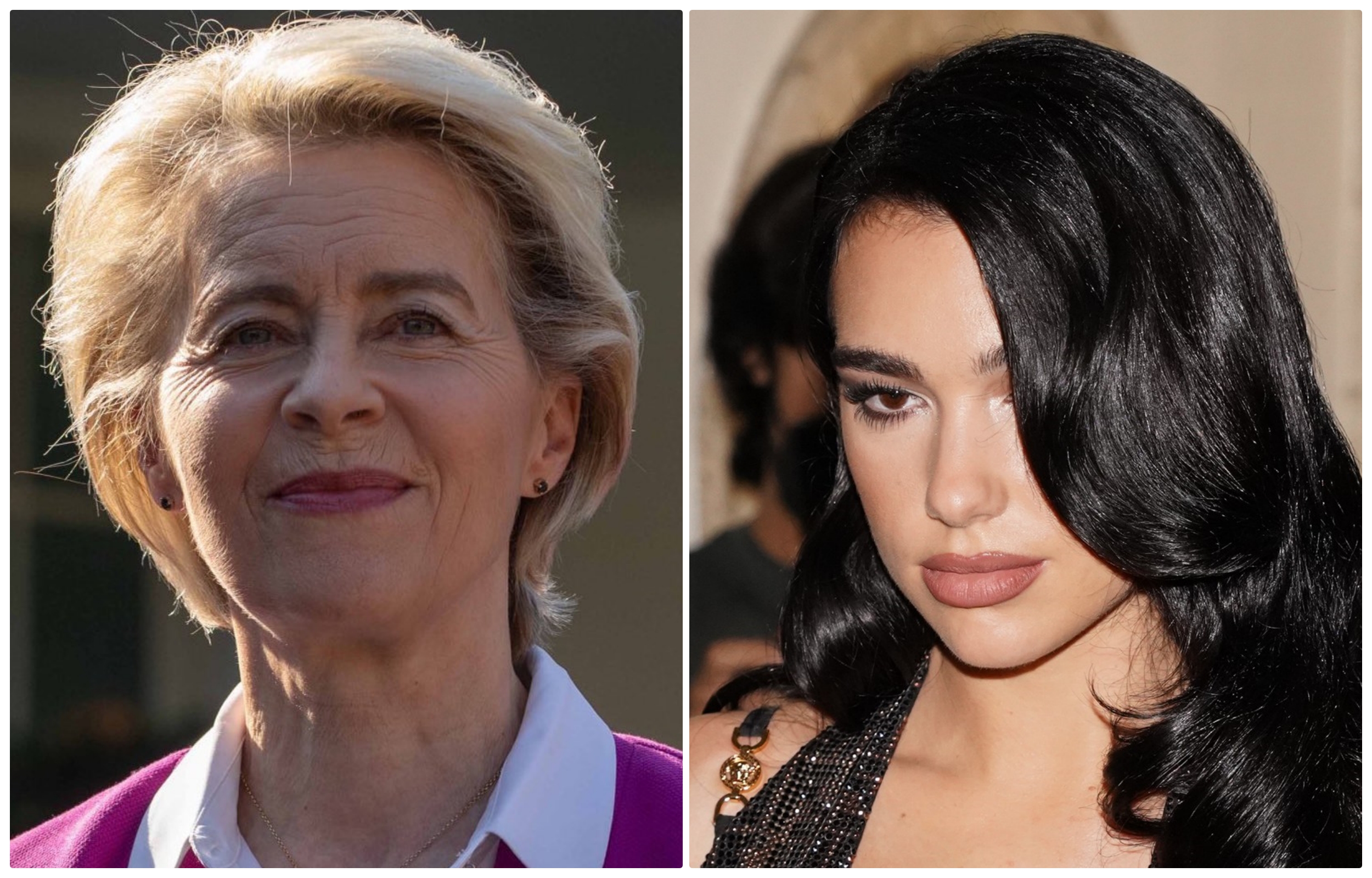 collage ursula i dua lipa