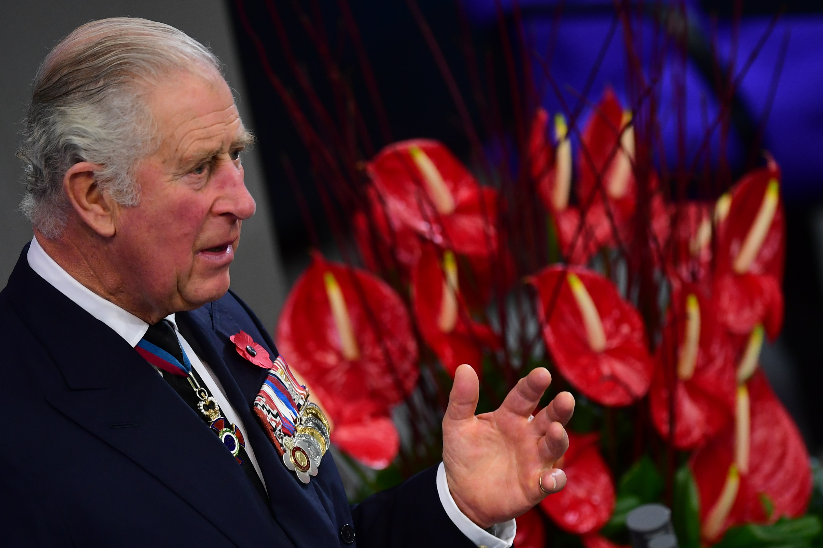 Prince Charles And Camilla visit Berlin To Attend National Mourning Day Events