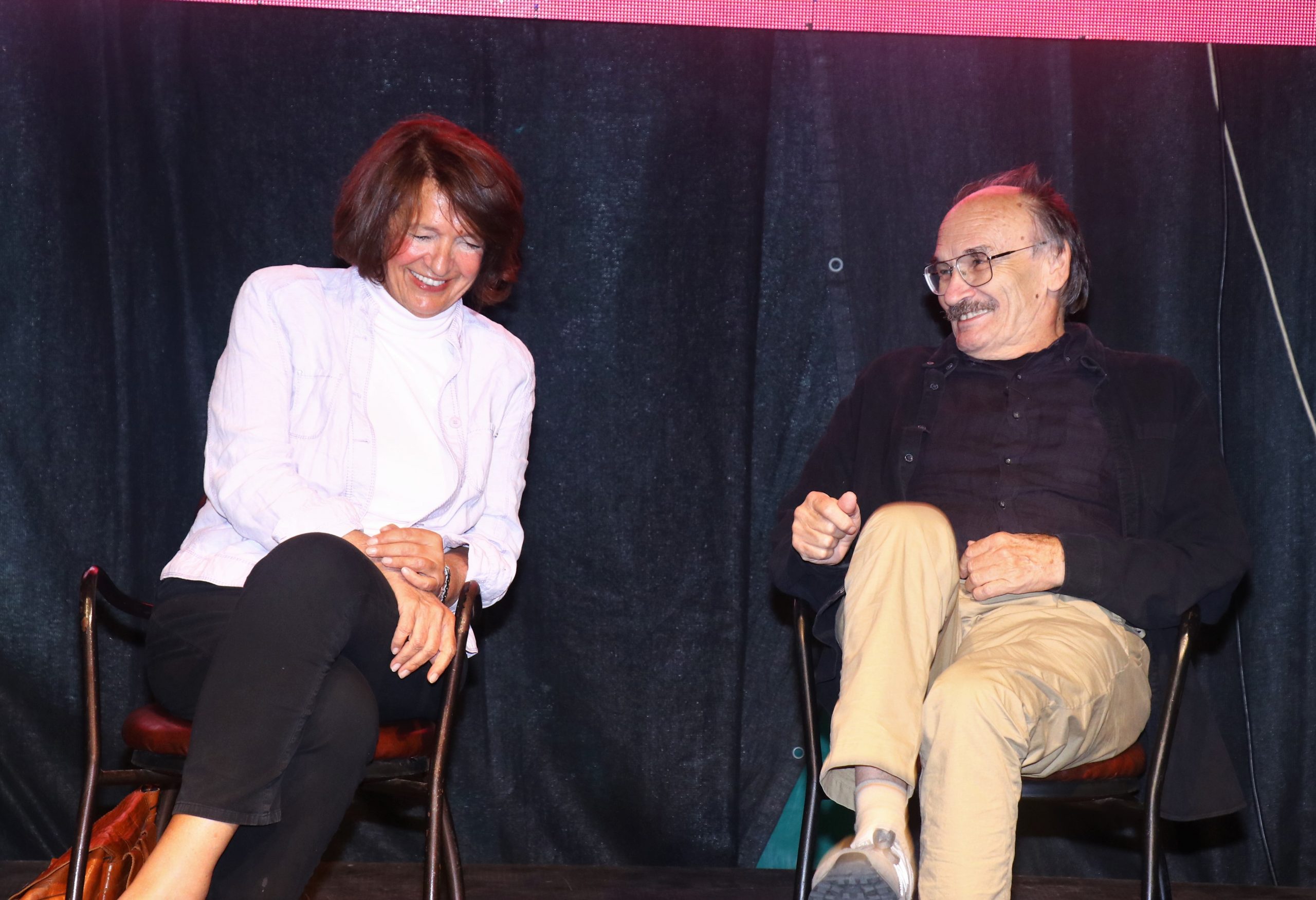 Šabac 04.09.2020. Vesna Rakić Vodinelić, Dušan Petričić Zona Novog Optimizma, Novi optimizam, tribina Foto: Novi Optimizam