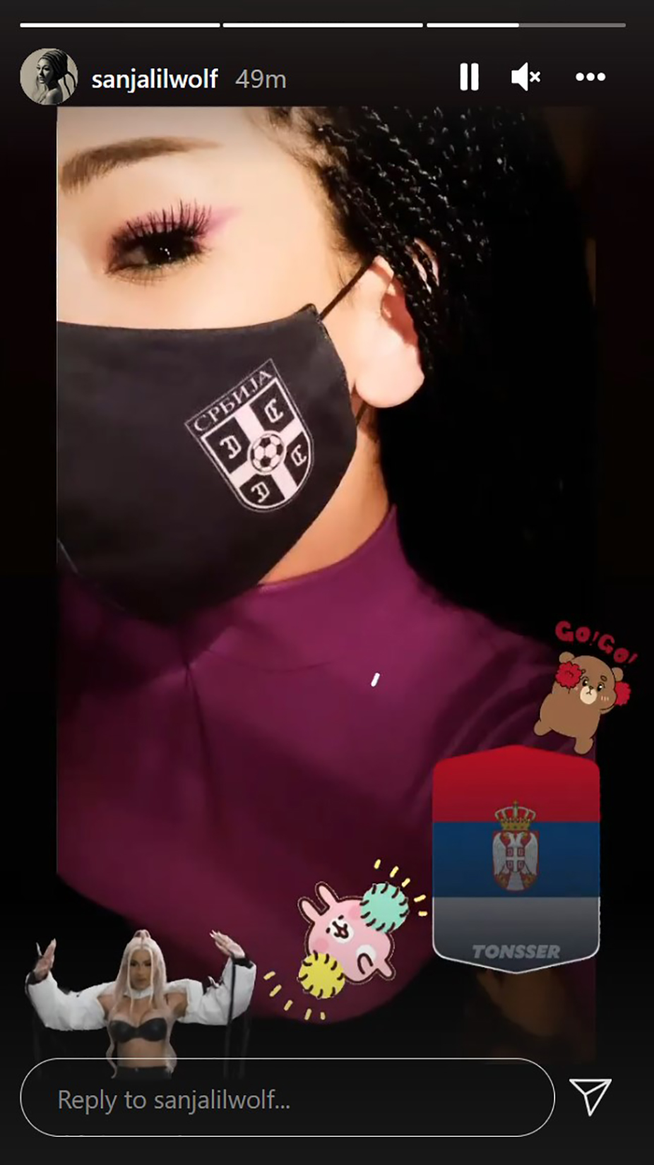 Sanja Vučić Foto: Instagram/sanjalilwolf