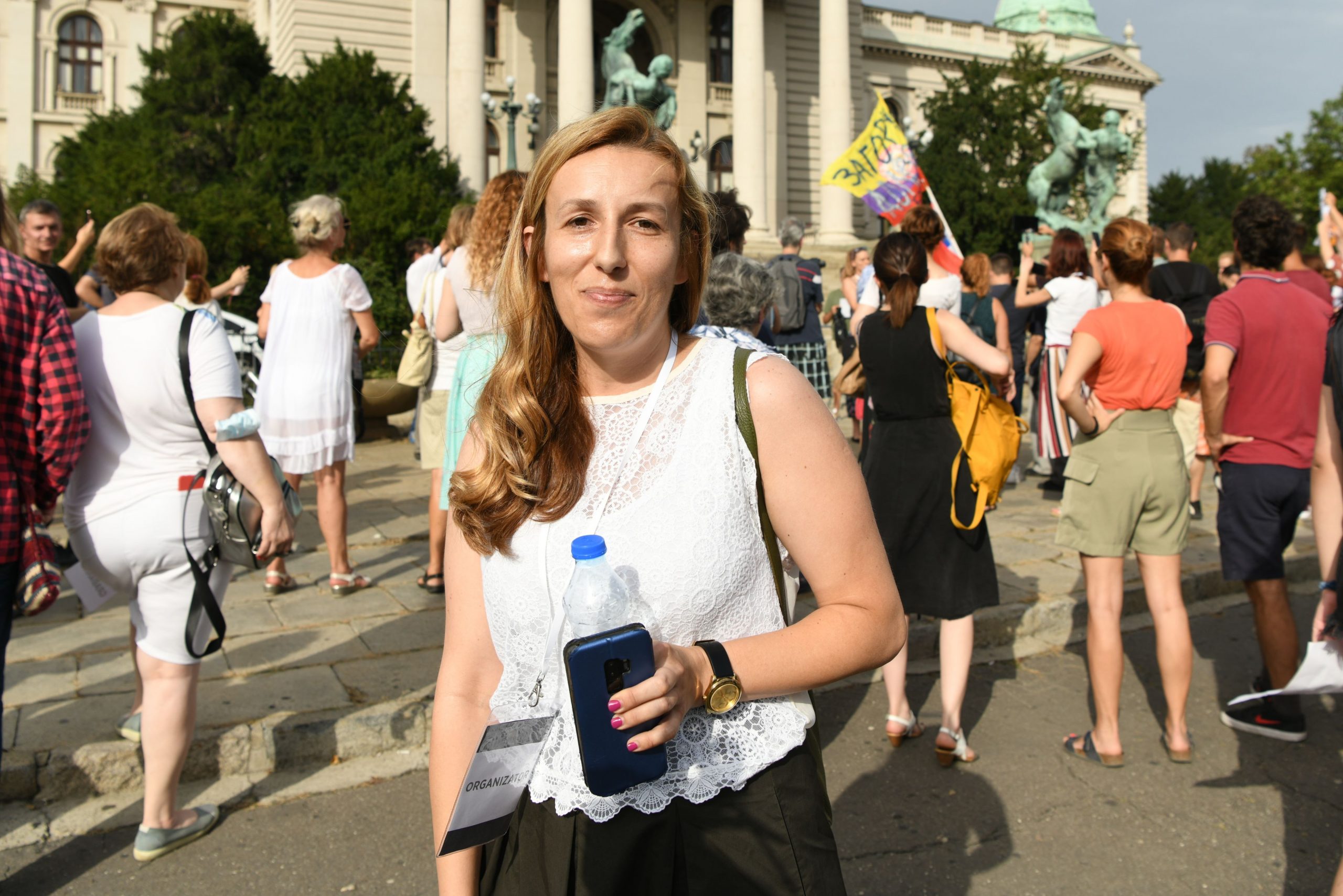 Beograd 26. jul 2021. Protest ispred Skupstine Srbije Vode Srbije Eko straza Foto:Goran Srdanov/Nova.rs