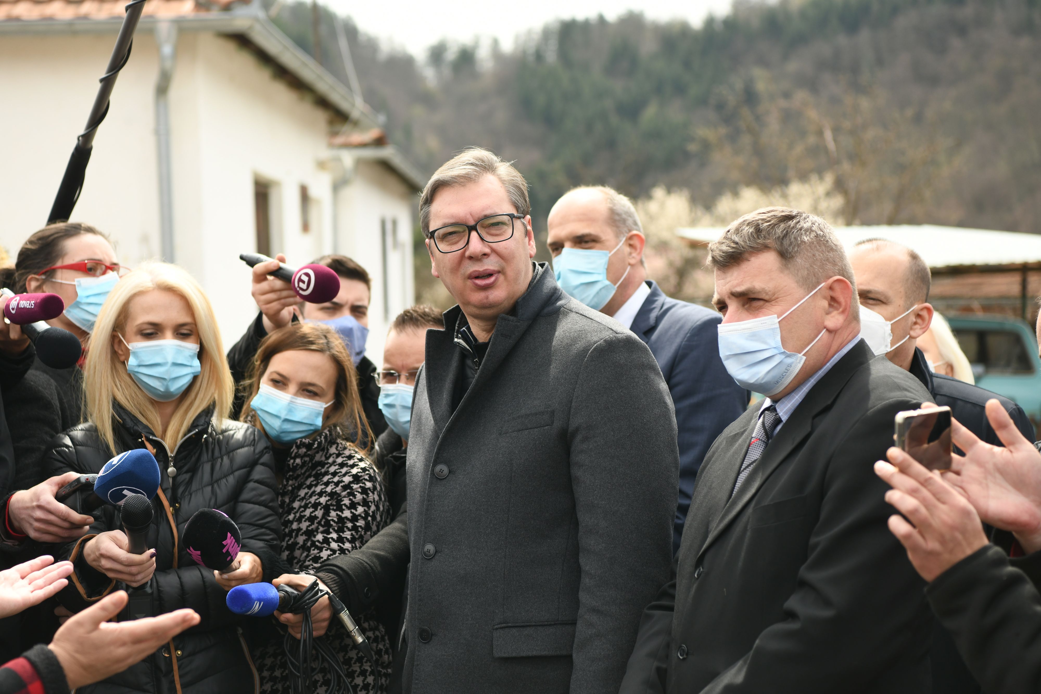 Rudna Glava 06. april 2021. Rudna glava atmosfera pred vakcinaciju,mesto u kome treba da se vakcinise predsednik Srbije Foto:Goran Srdanov/Nova.rs