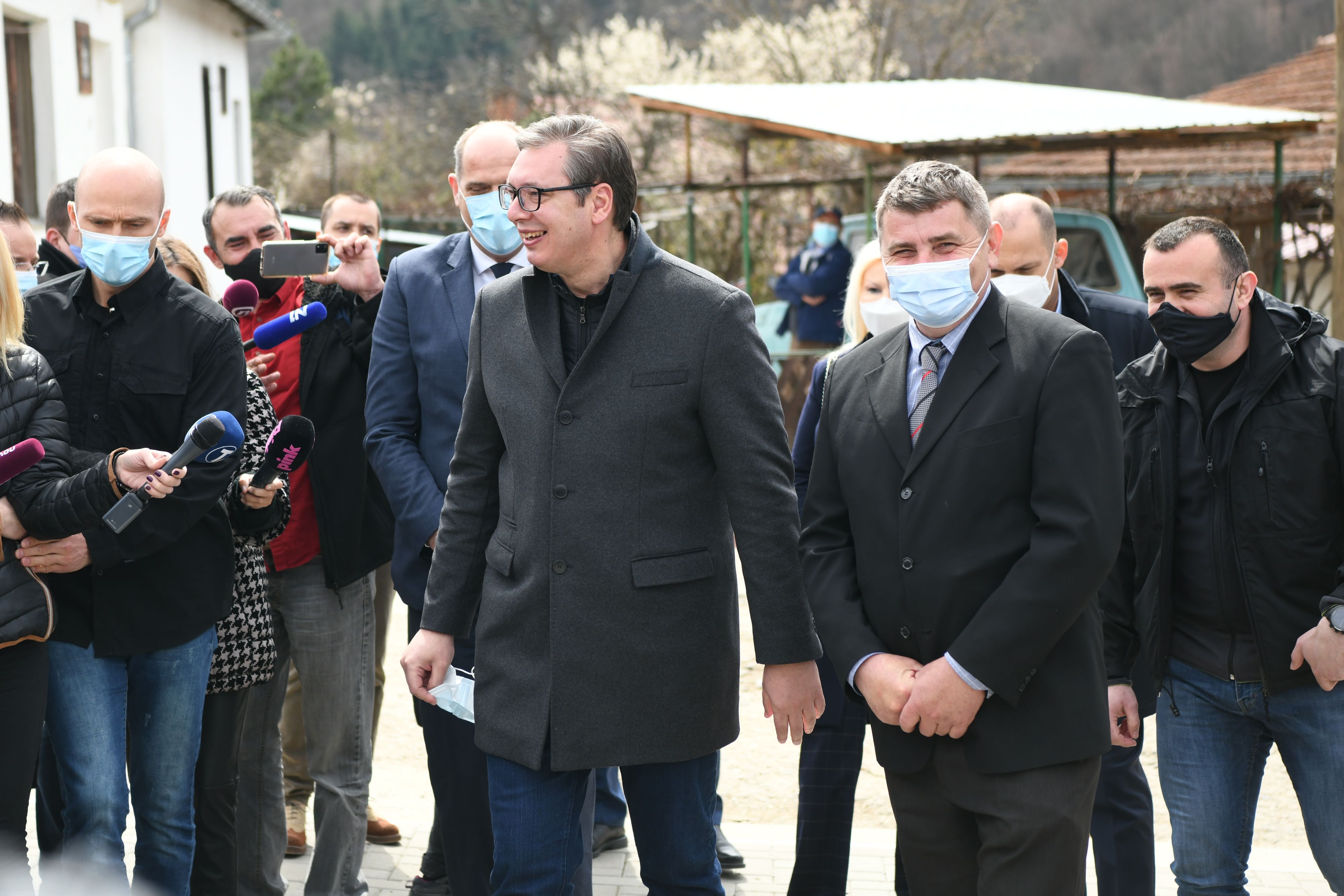 Rudna Glava 06. april 2021. Rudna glava atmosfera pred vakcinaciju,mesto u kome treba da se vakcinise predsednik Srbije Foto:Goran Srdanov/Nova.rs