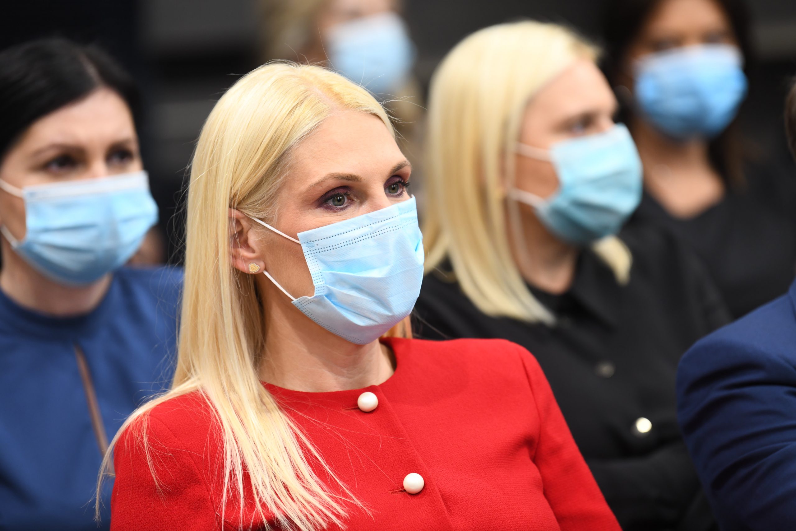 Beograd 20.10.2020. Biljana Popović Ivković, Predsedništvo, SNS, Srpska napredna stranka, sastanak, sednica, Pratite obraćanje predsednika Aleksandra Vučića Foto: Goran Srdanov/Nova.rs