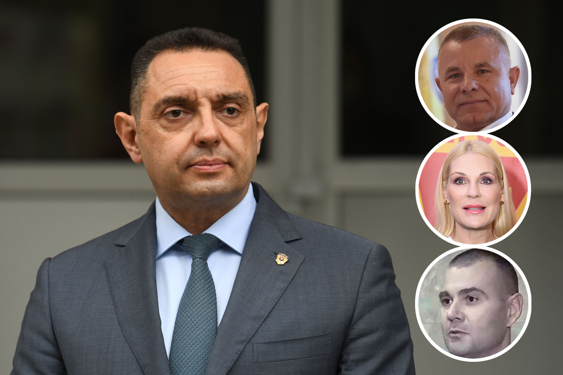 Vulin, a u kružićima Biljana Popović, Milosav Miličković Goran Papić